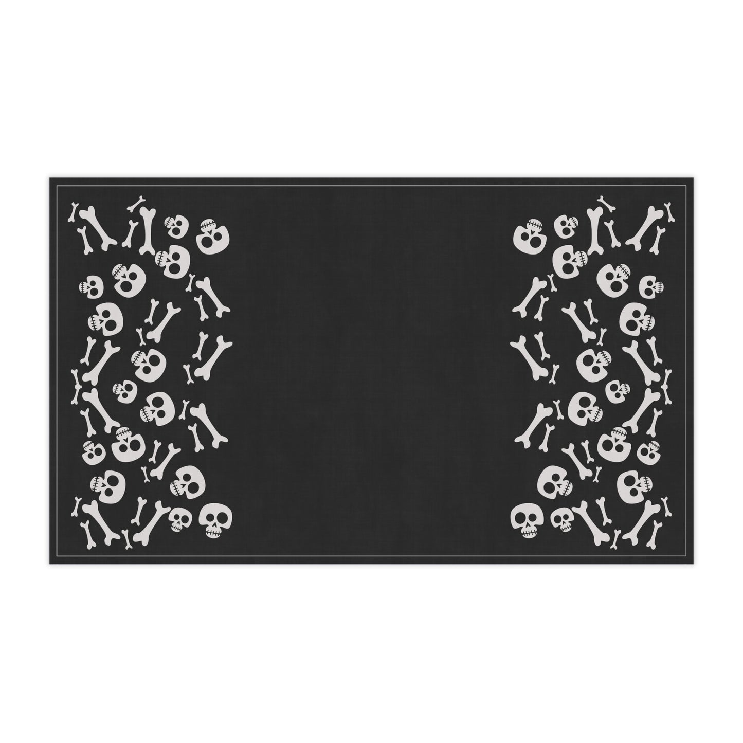 Skull and Bones  Black Towels cotton