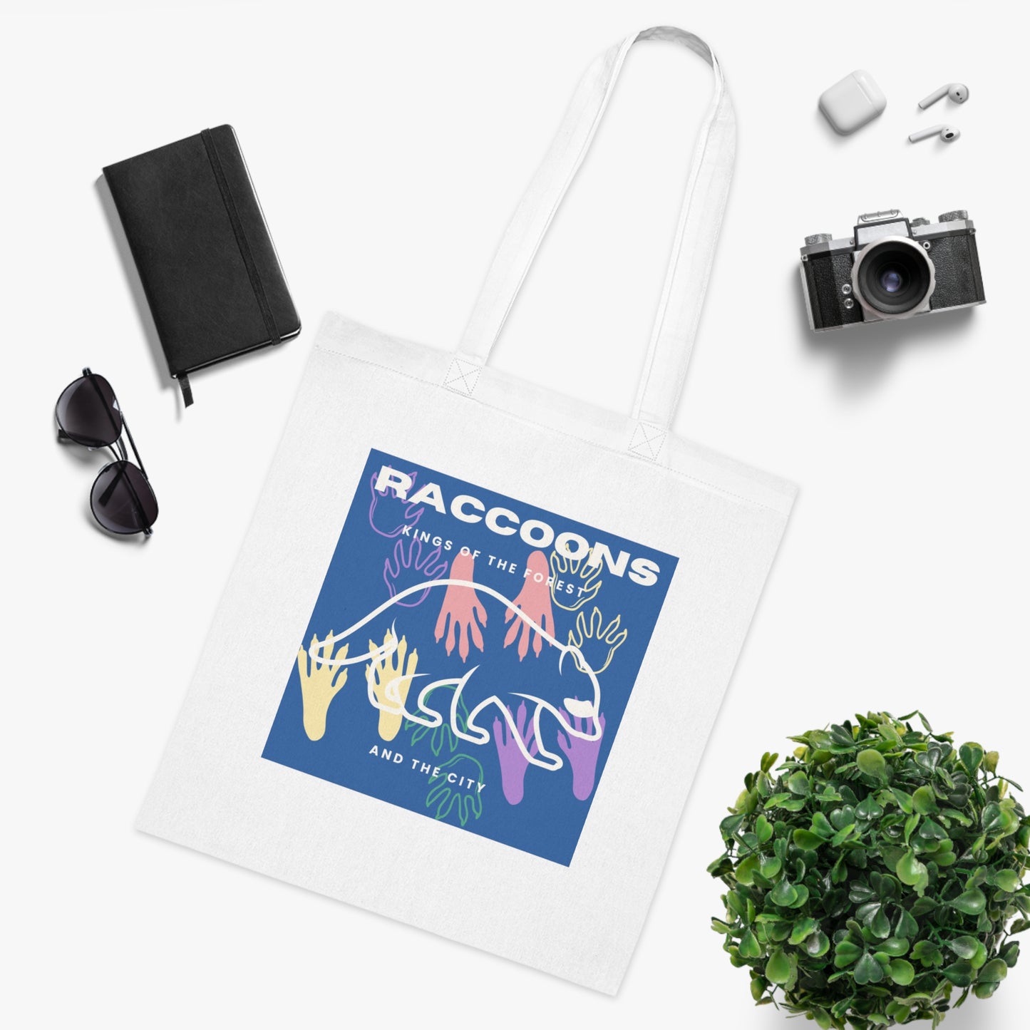 Kings of City Forest Raccoons Tote Bag EU