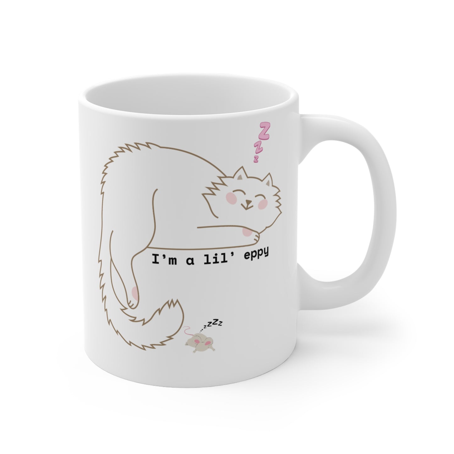 Taza de gato Lil' Eppy de 11 oz 