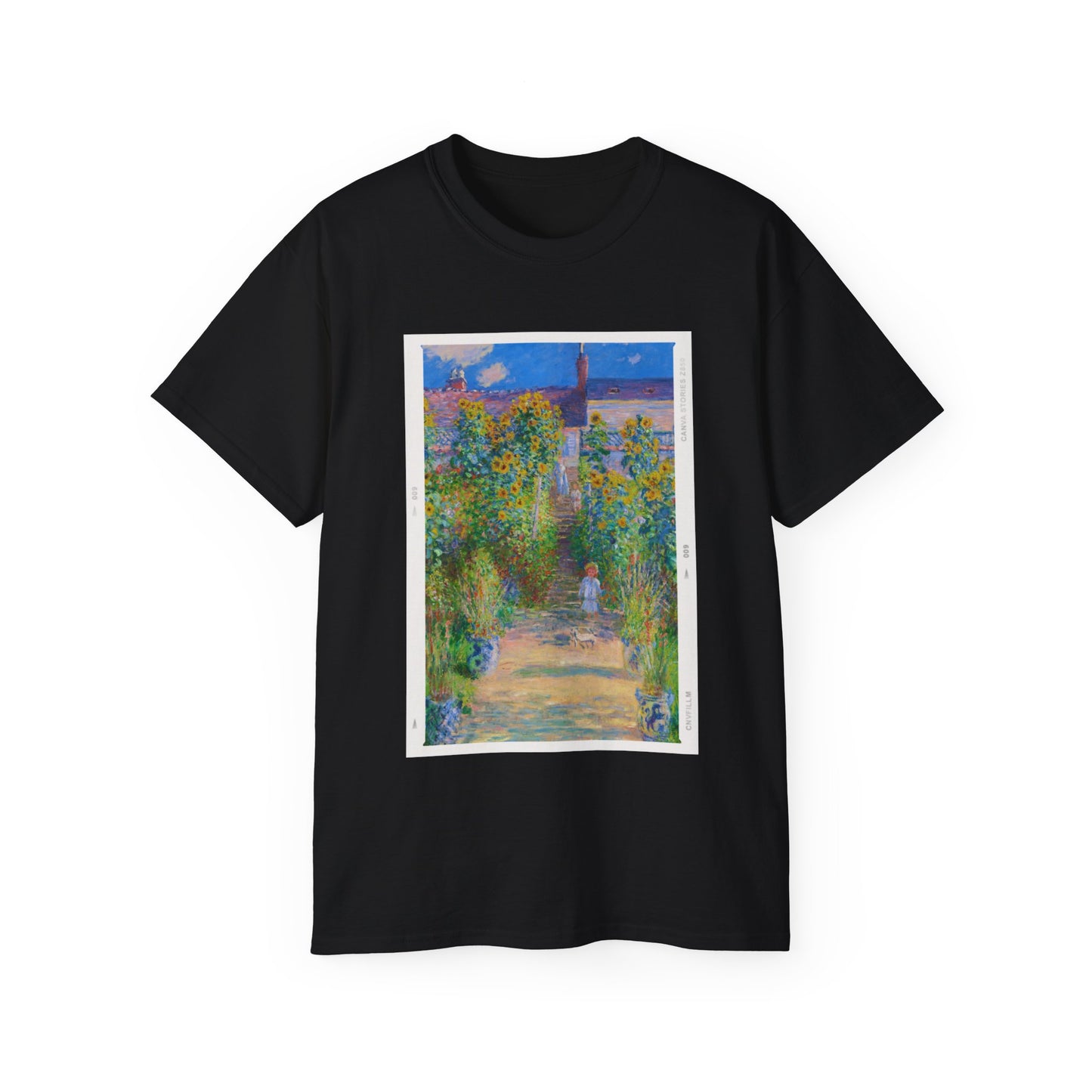 Fotografía de Claude Monet en el jardín de Vetheuil, 1880 Ultra Cotton Tee EU