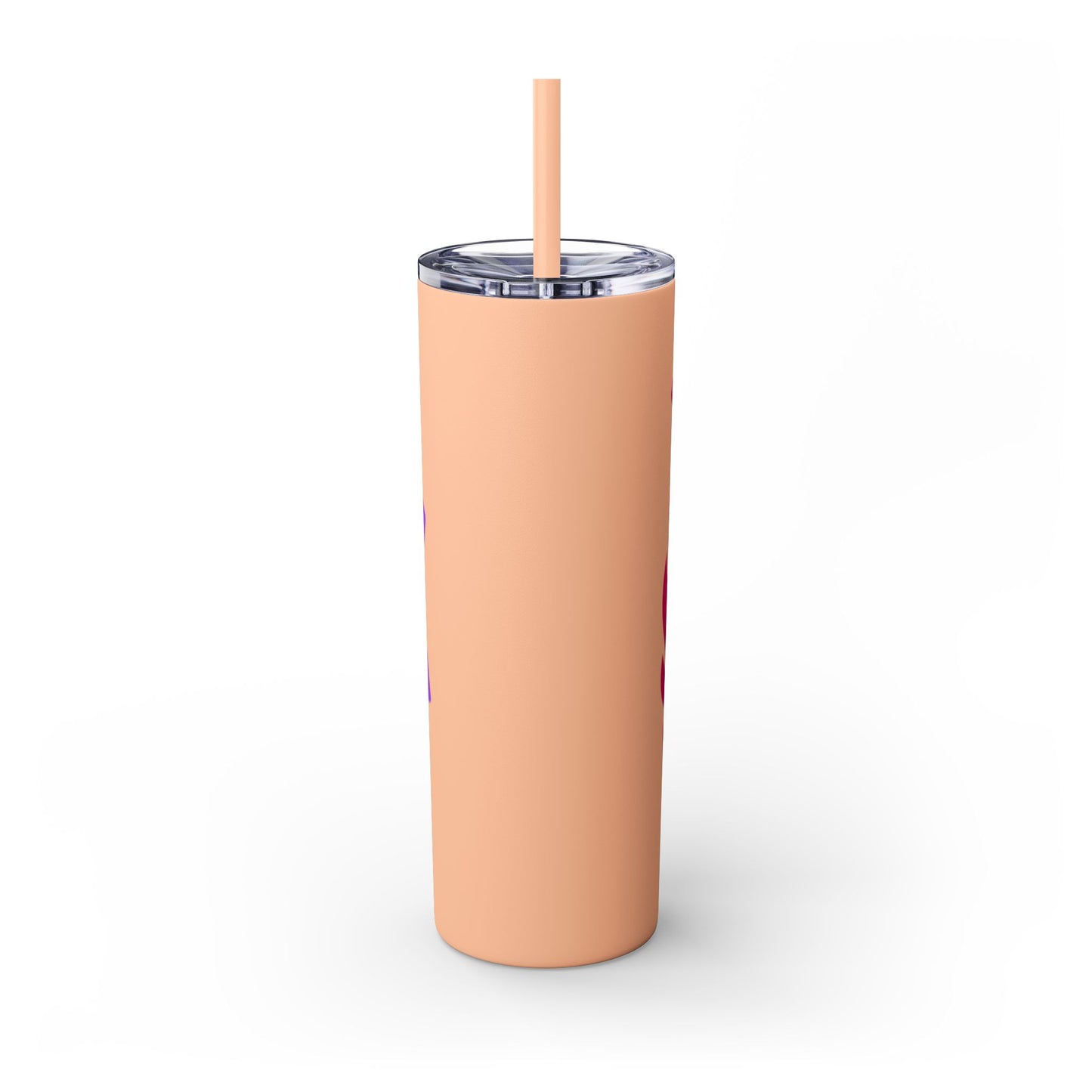 Delulu is My Baseline Tumbler with Straw, 20oz