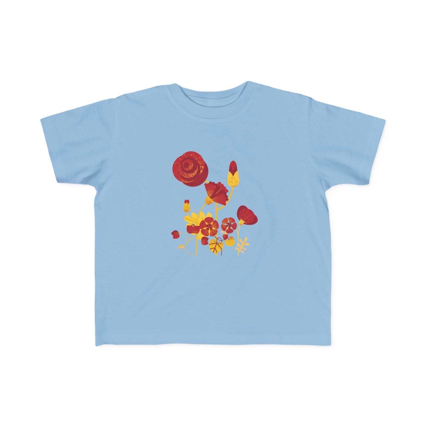 Retro Flowers Toddler T-shirt EU