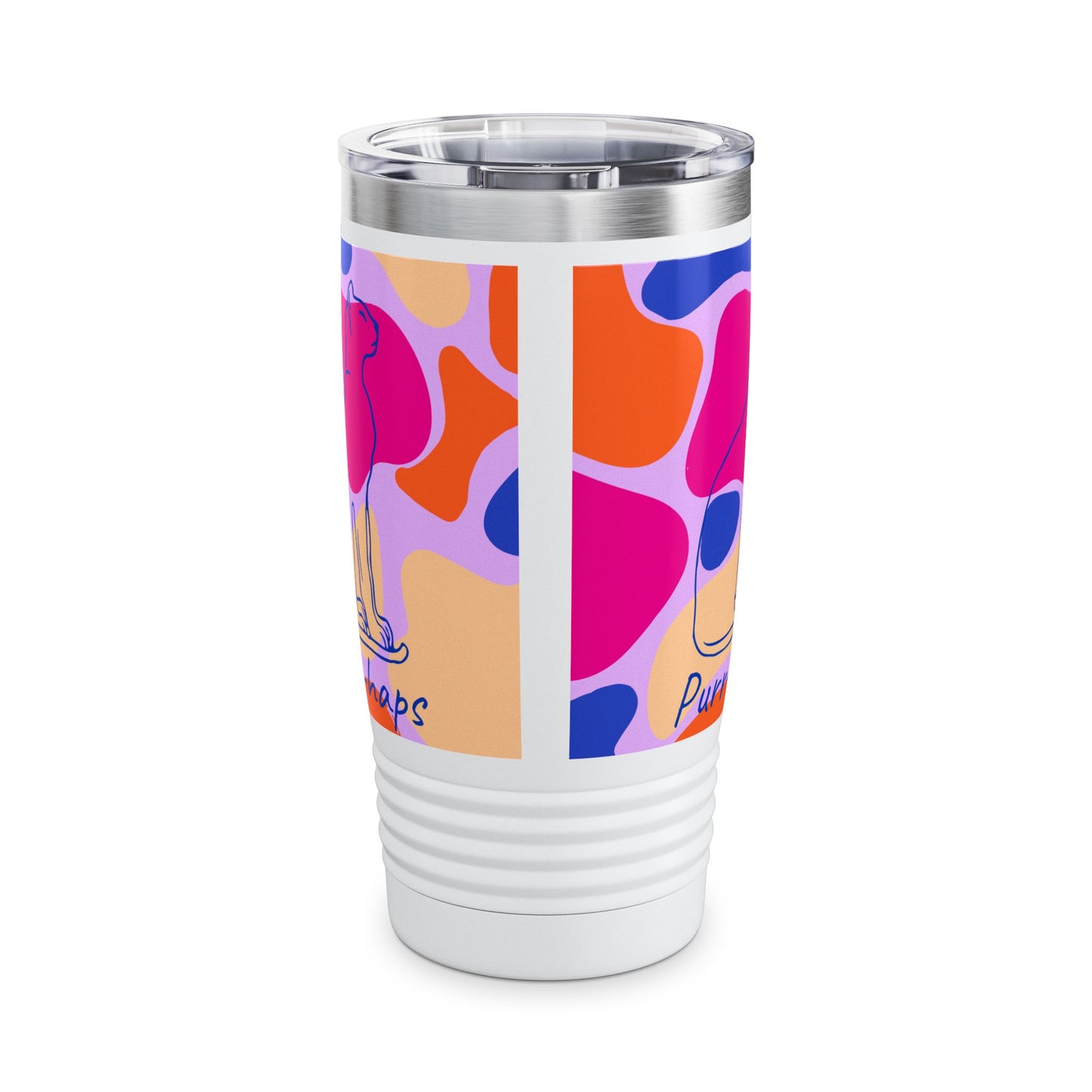 Purr-haps Cat Ringneck Tumbler, 20oz