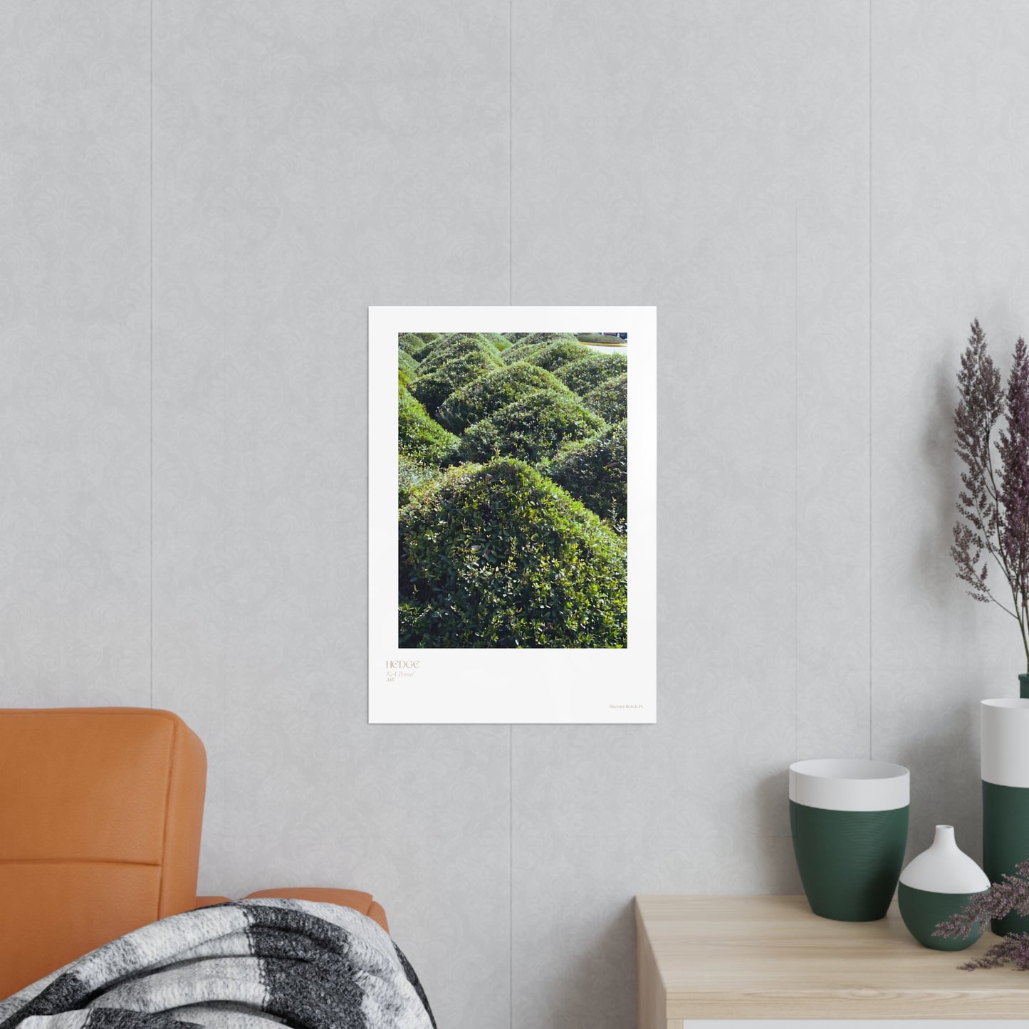 Hedge Photograph Vertical Posters EU