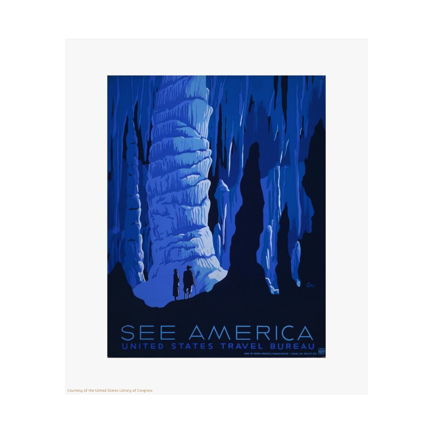 See America National Park Three Vertical Poster