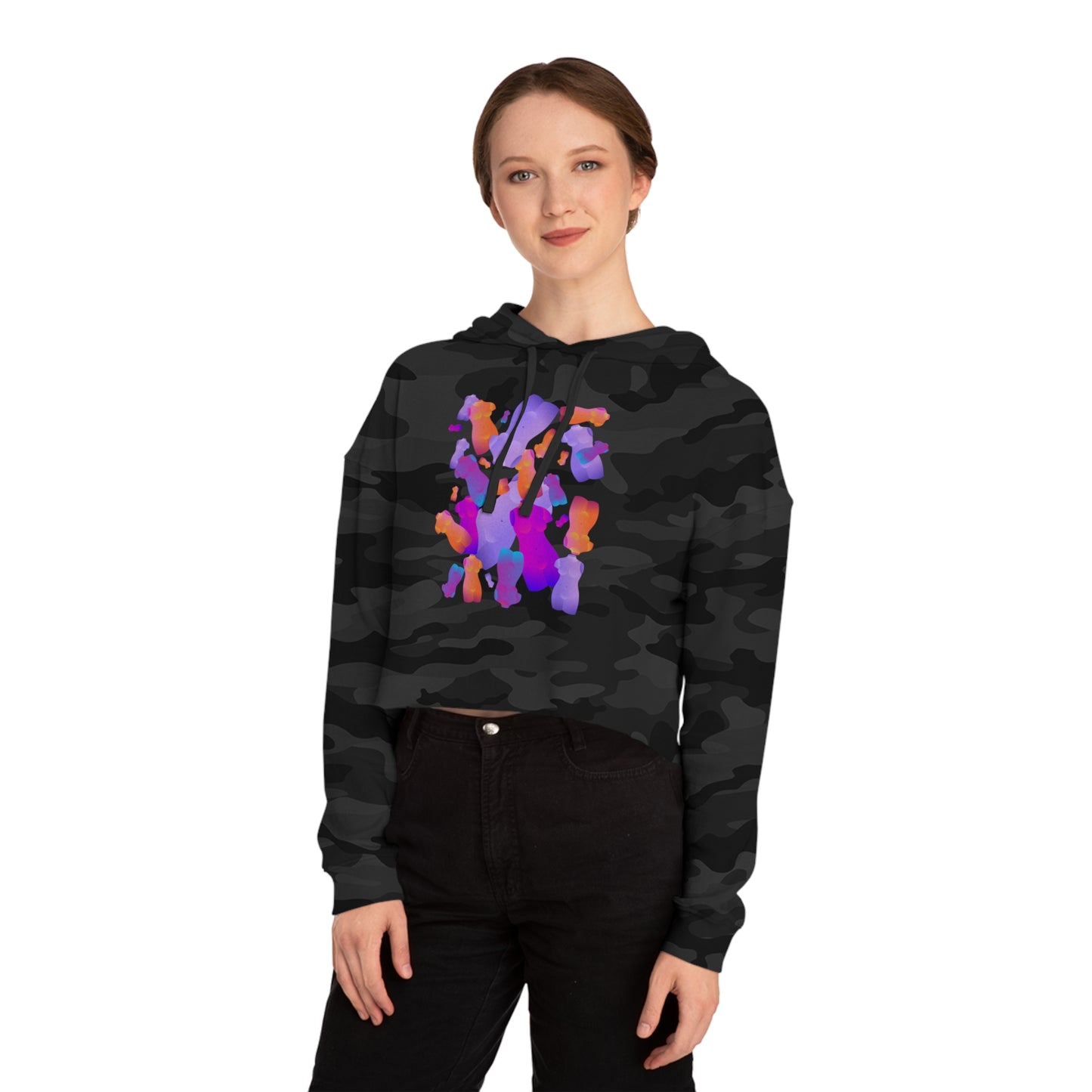 Body-Ody Women’s Cropped Hooded Sweatshirt