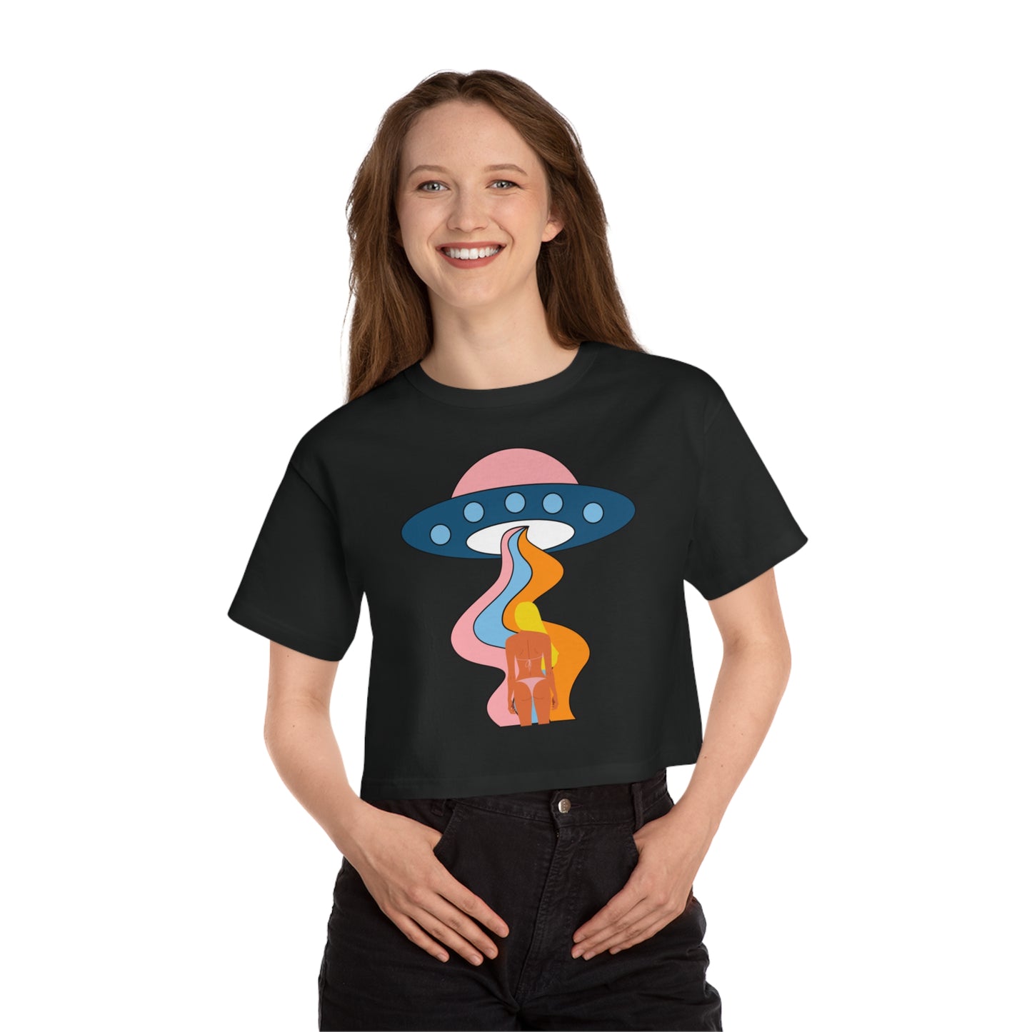 Bikini Abduction Champion Women's Heritage Cropped T-Shirt