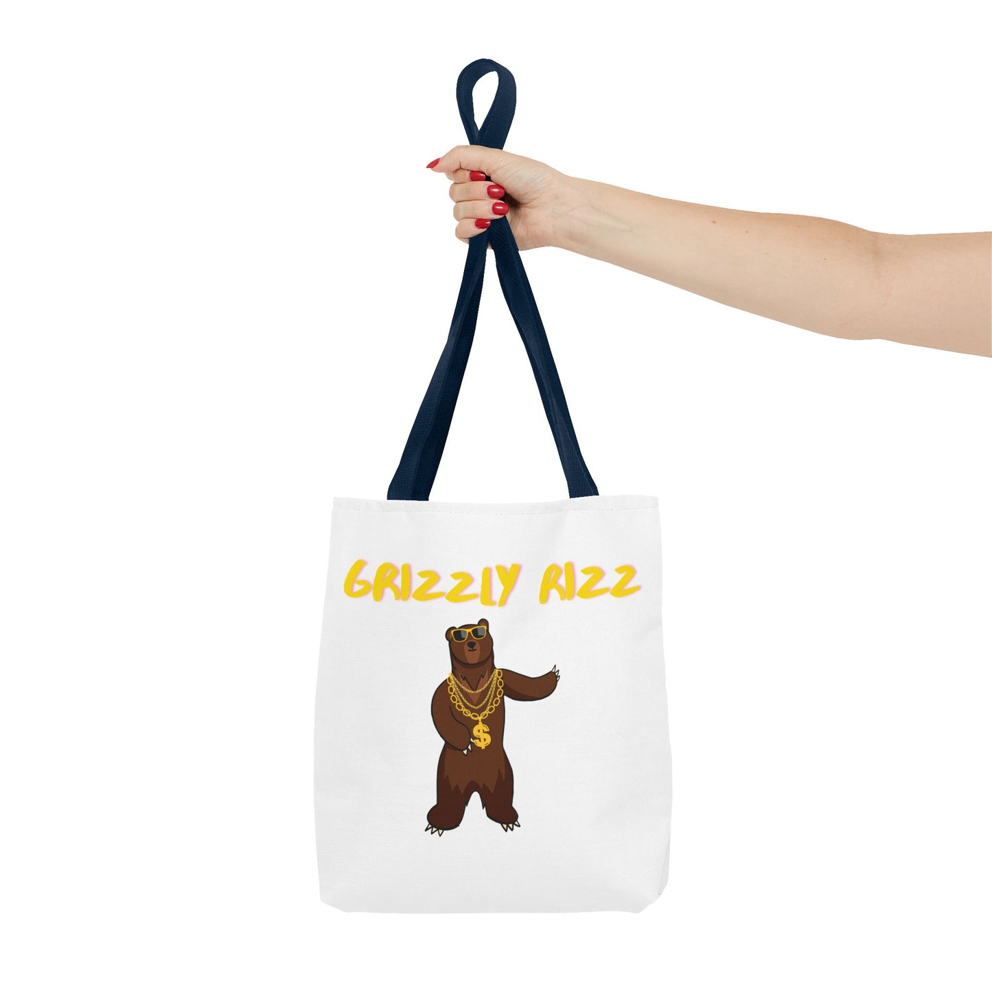 Grizzly Rizz Bear Tote Bag