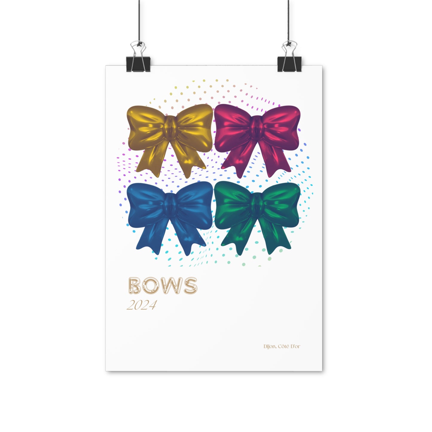 Bows Vertical Posters EU