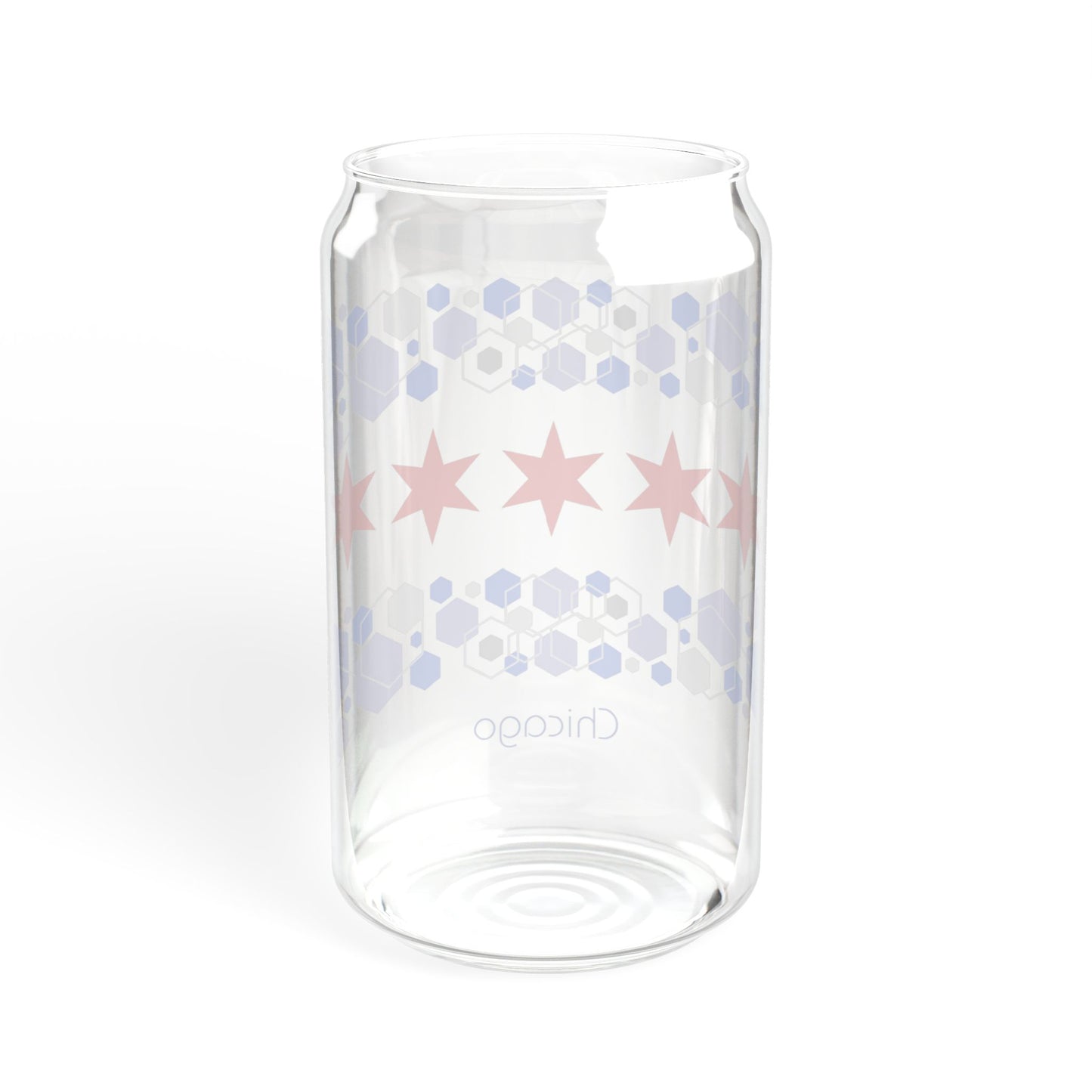 Modern Chicago Sipper Glass, 16oz