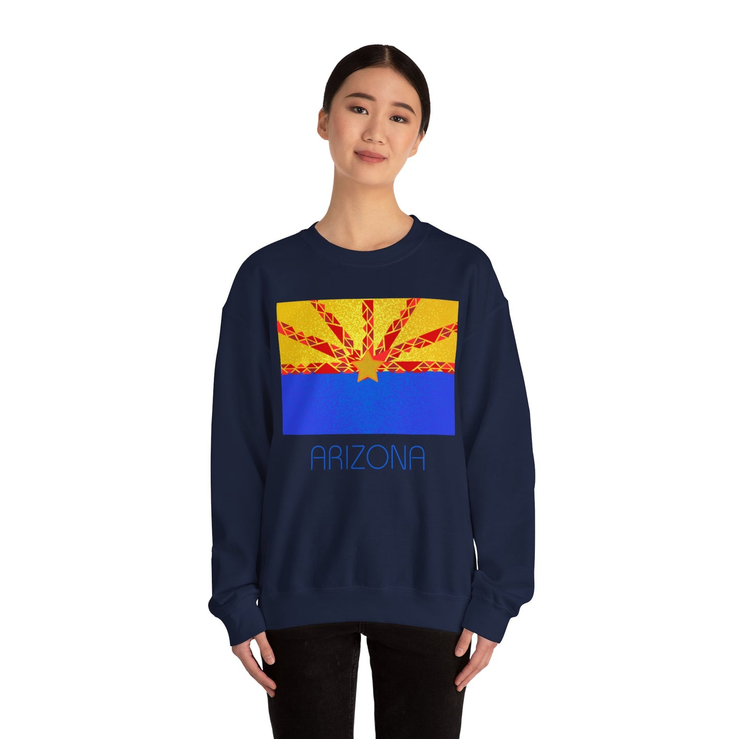 Sudadera unisex con cuello redondo Modern Arizona Heavy Blend™