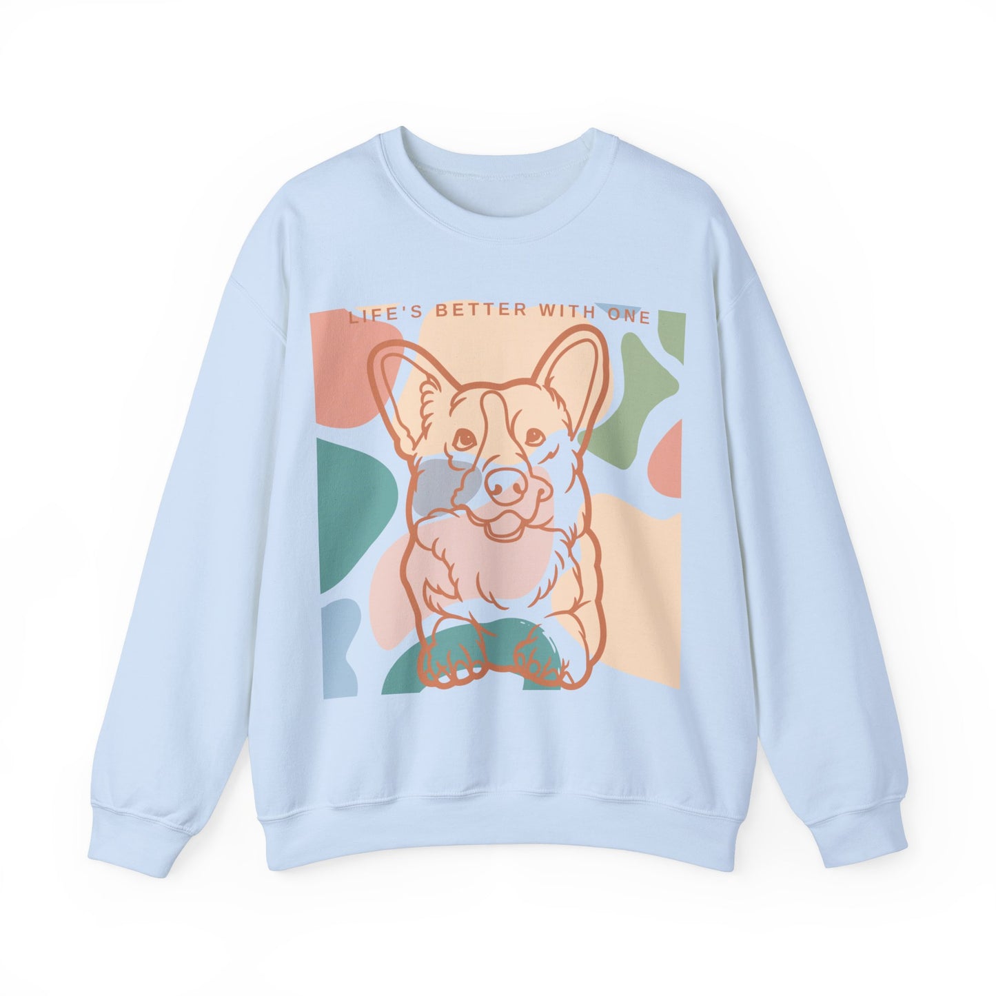 Cute Corgi Unisex Heavy Blend™ Crewneck Sweatshirt  Two Sided EU