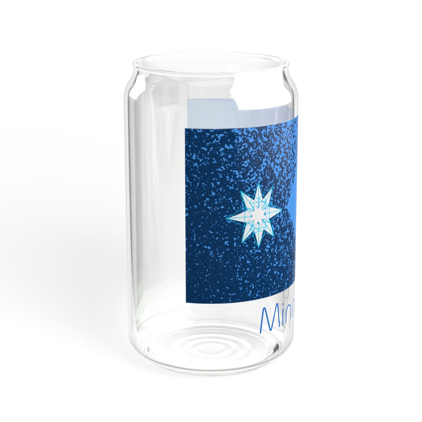 Modern Minnesota Sipper Glass, 16oz