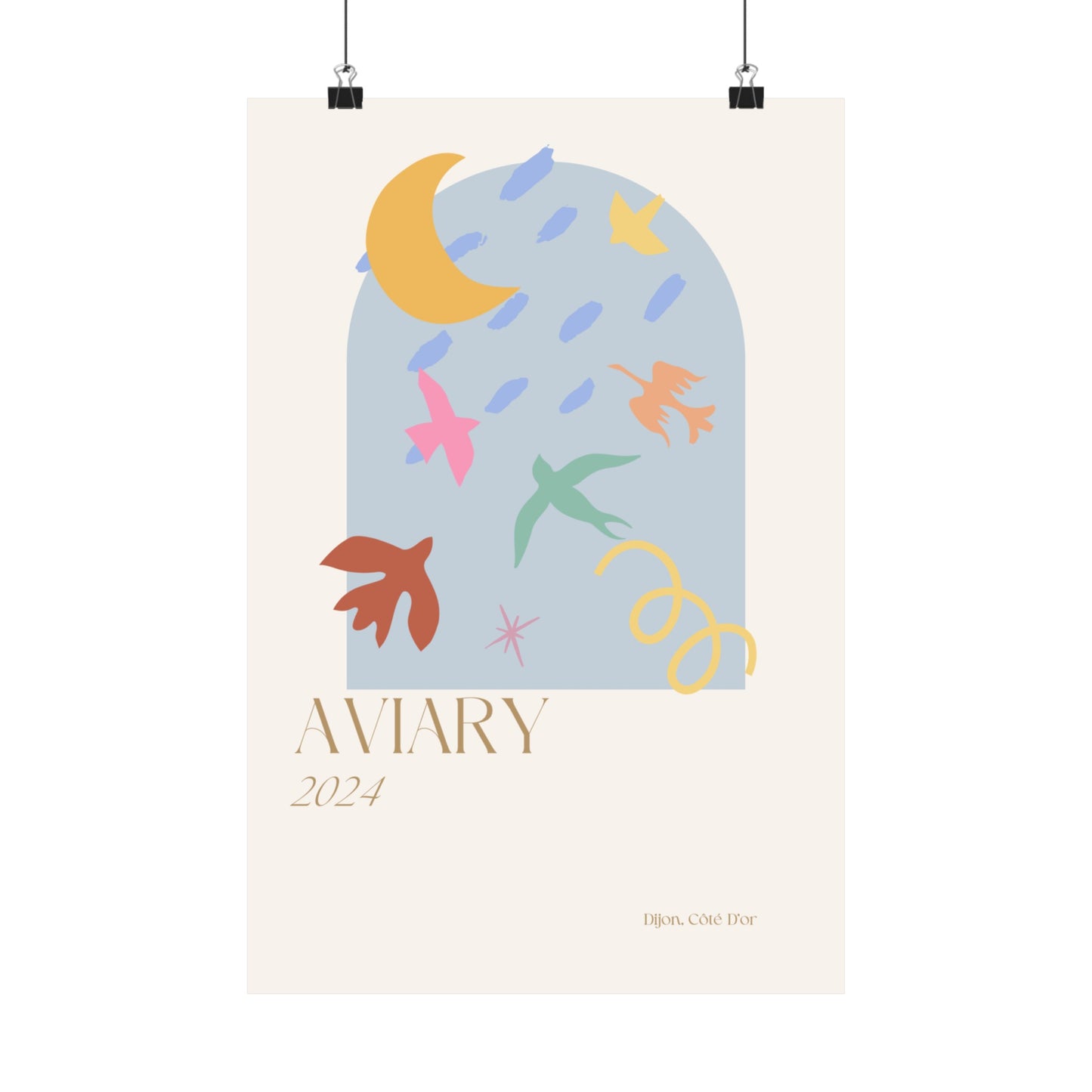 Aviary Vertical Posters