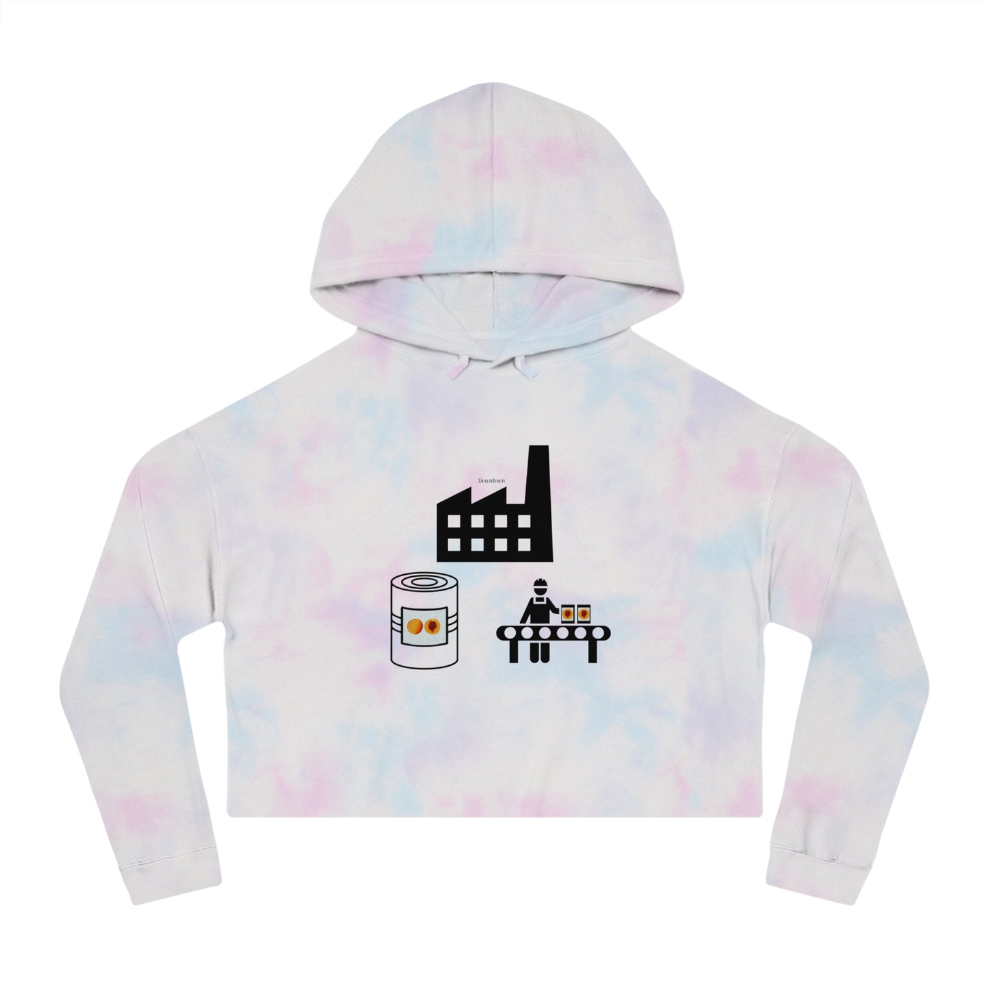 Peaches Crop Hoodie