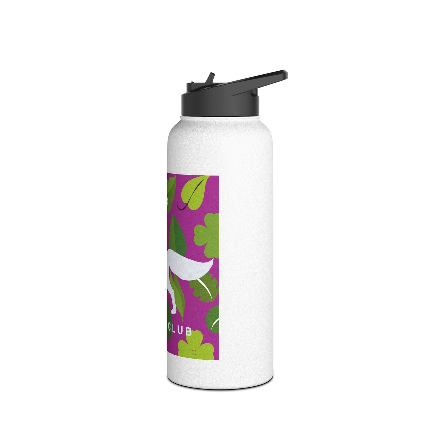 Fox Lovers Club Stainless Steel Water Bottle, Standard Lid