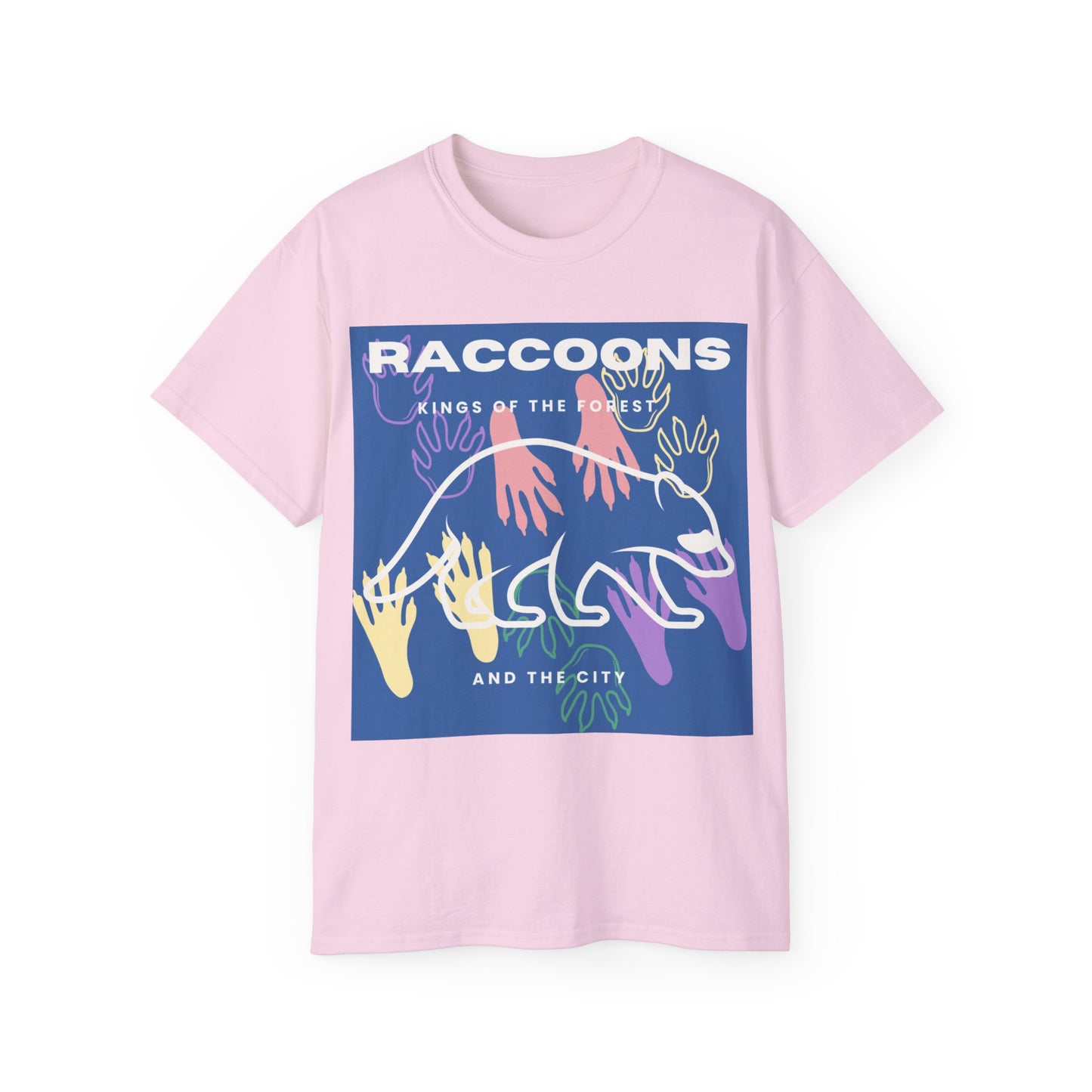 Kings of City Forest Raccoons Unisex Ultra Cotton Tee