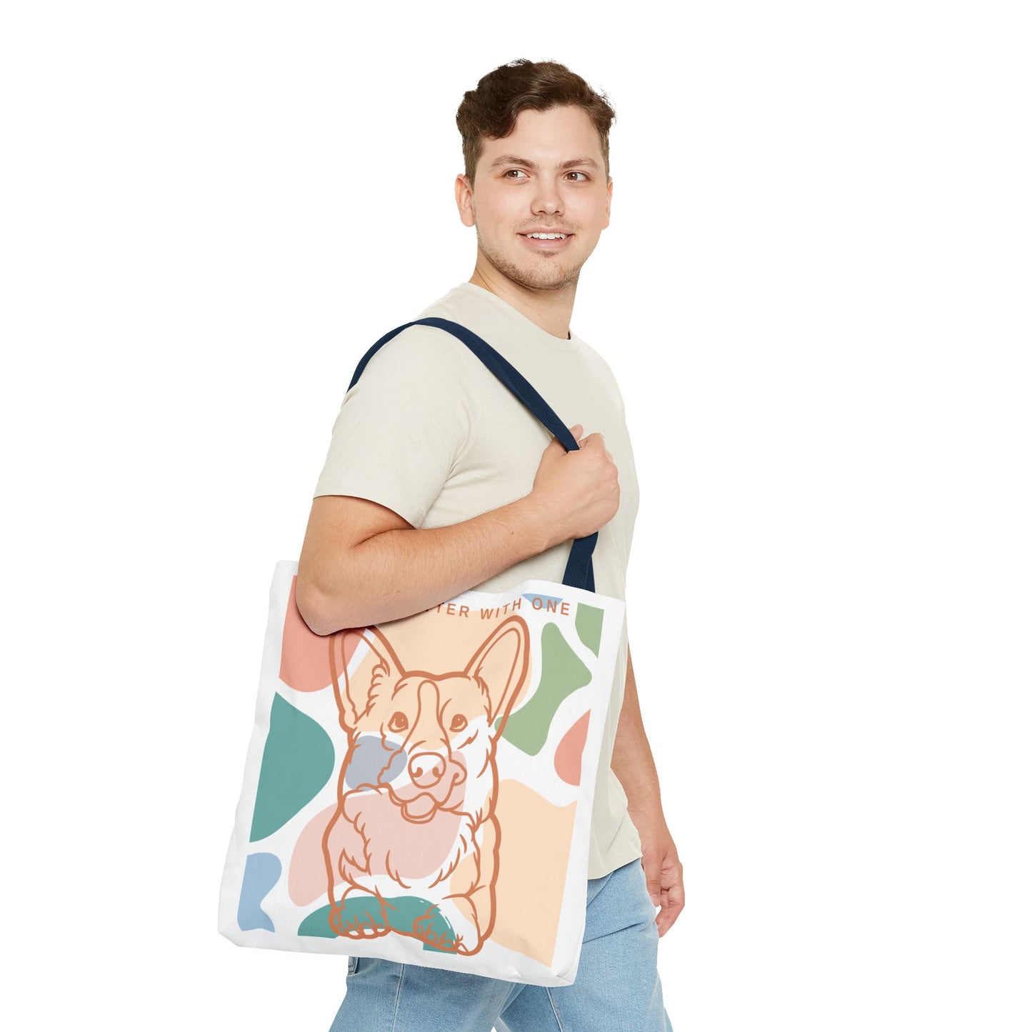 Cute Corgi Tote Bag