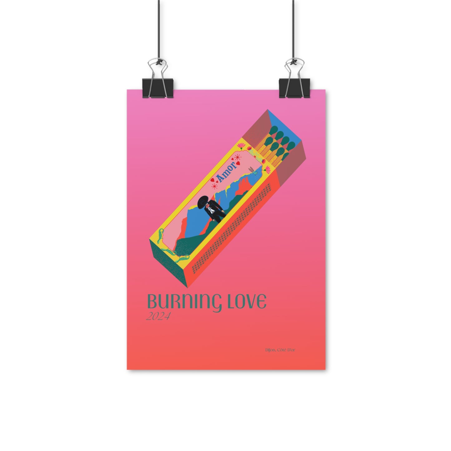 Burning Love Vertical Posters EU