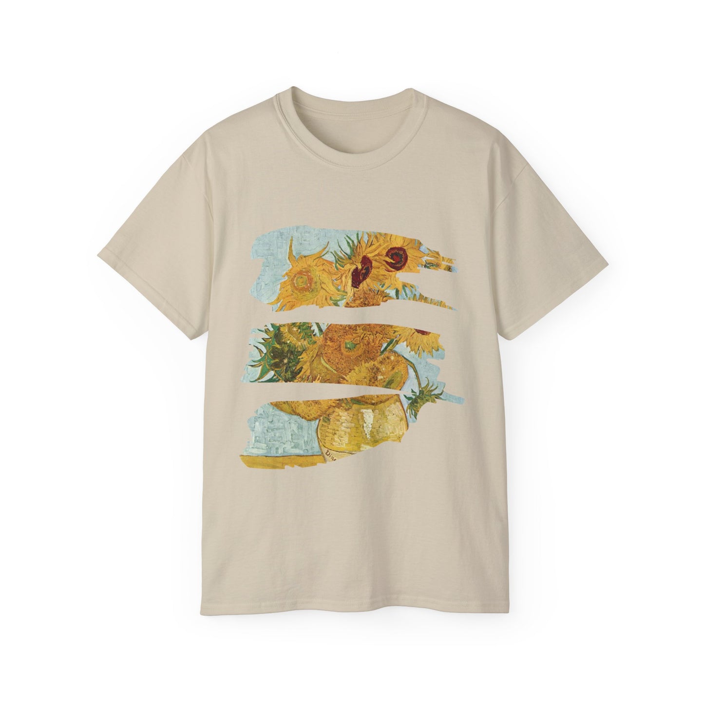 Brush Vincent Van Gogh, Sunflowers 1888-1889 Ultra Cotton Tee