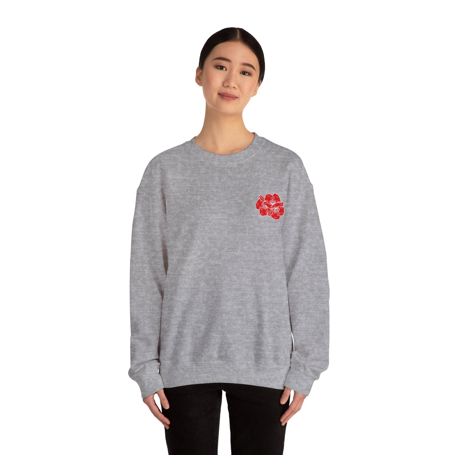 Poppies Unisex Heavy Blend™ Crewneck Sweatshirt EU