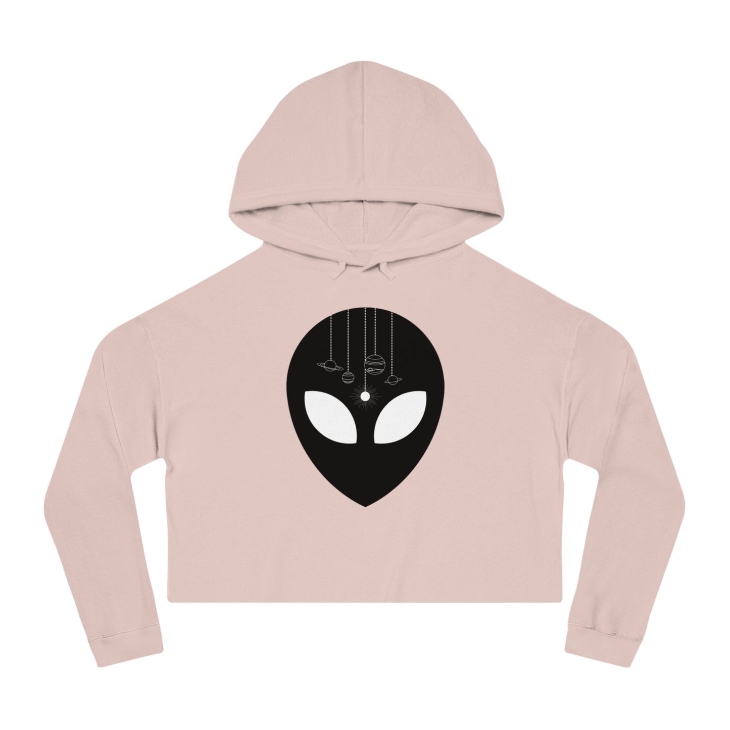 Alien Universe Crop Hoodie