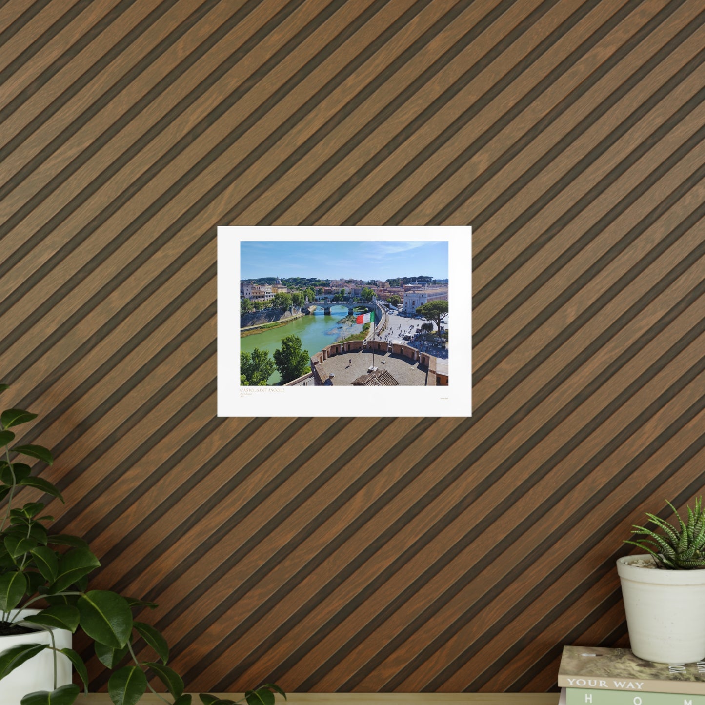 Castel Sant' Angelo Photograph Horizontal Posters EU