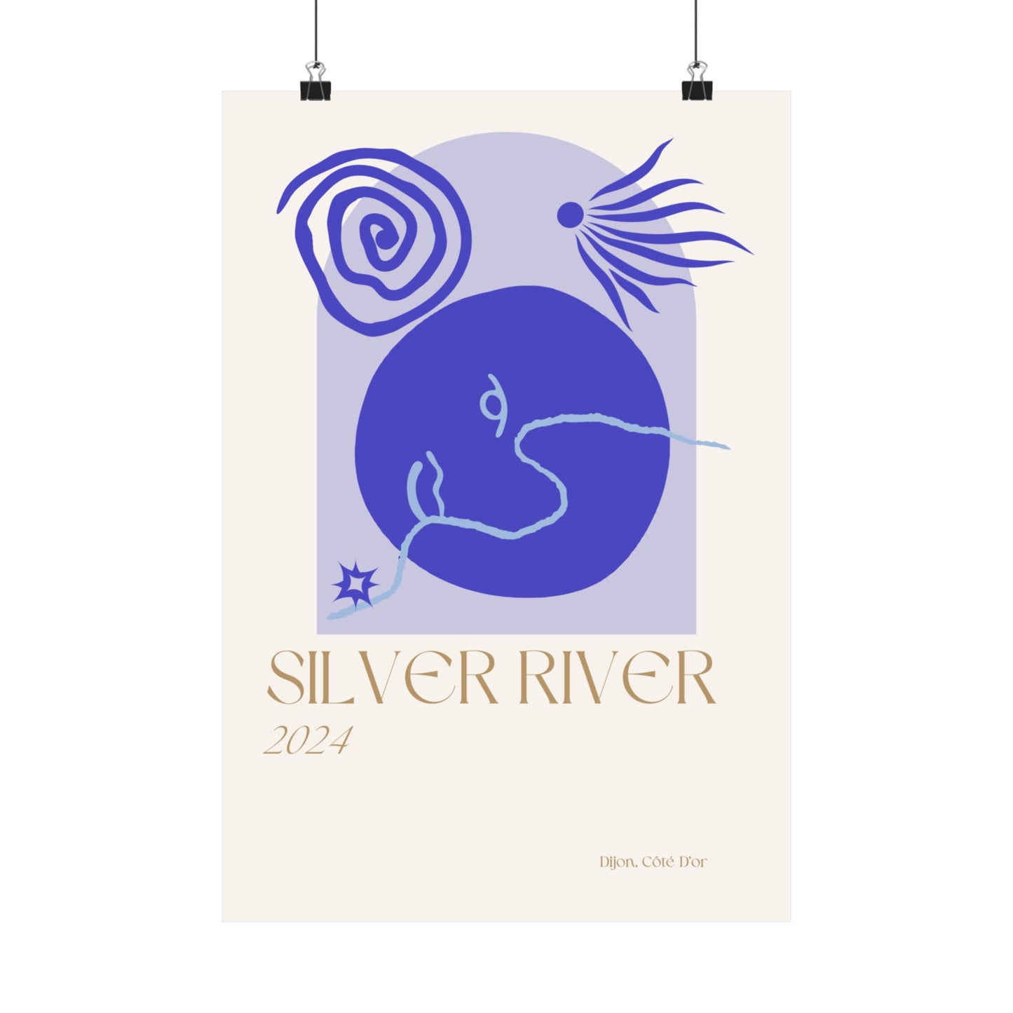 Silver River Vertical Posters