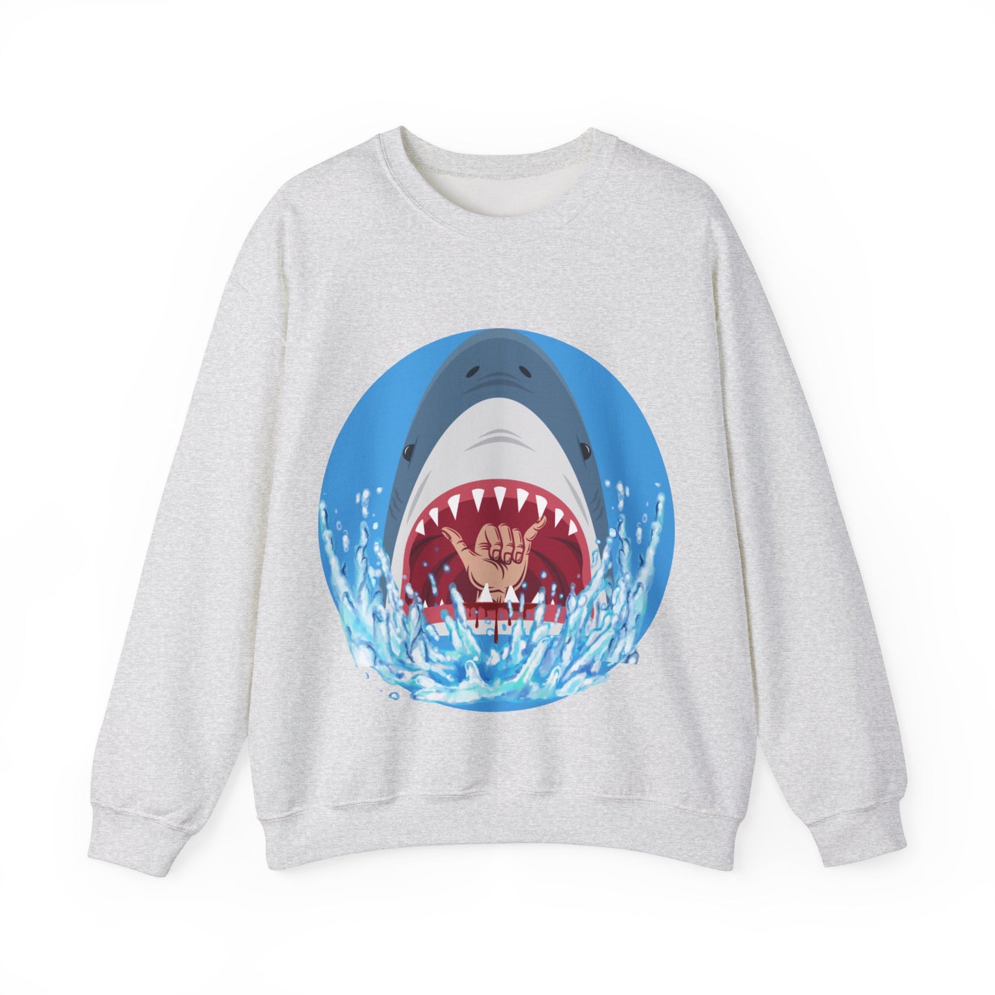 Surfin' Shark Unisex Heavy Blend™ Crewneck Sweatshirt EU