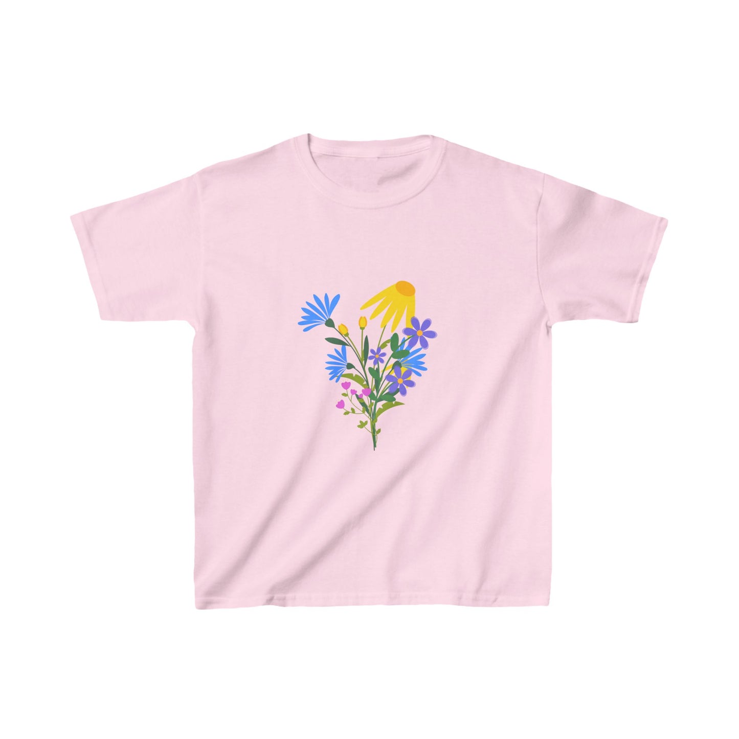 Spring Flowers Kids Heavy Cotton™ Tee EU