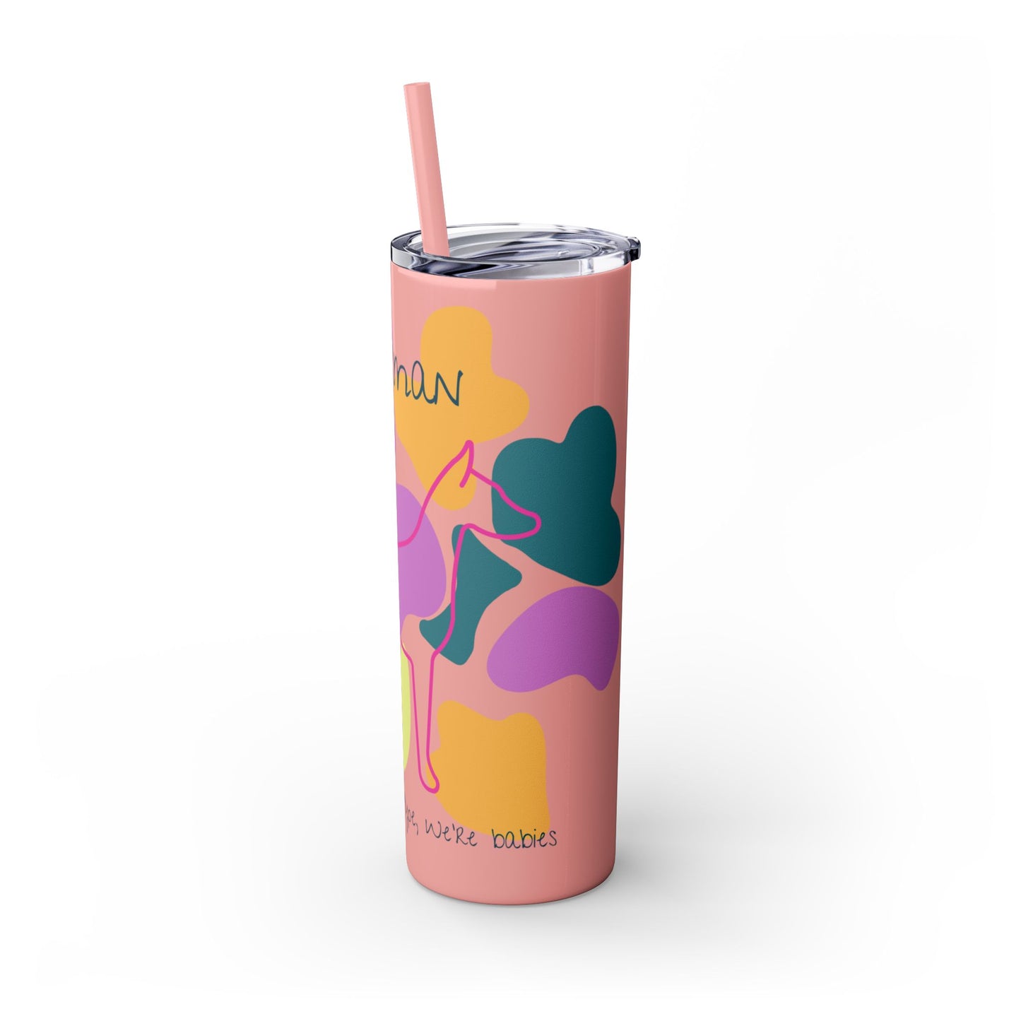 Doberman Tumbler with Straw, 20oz