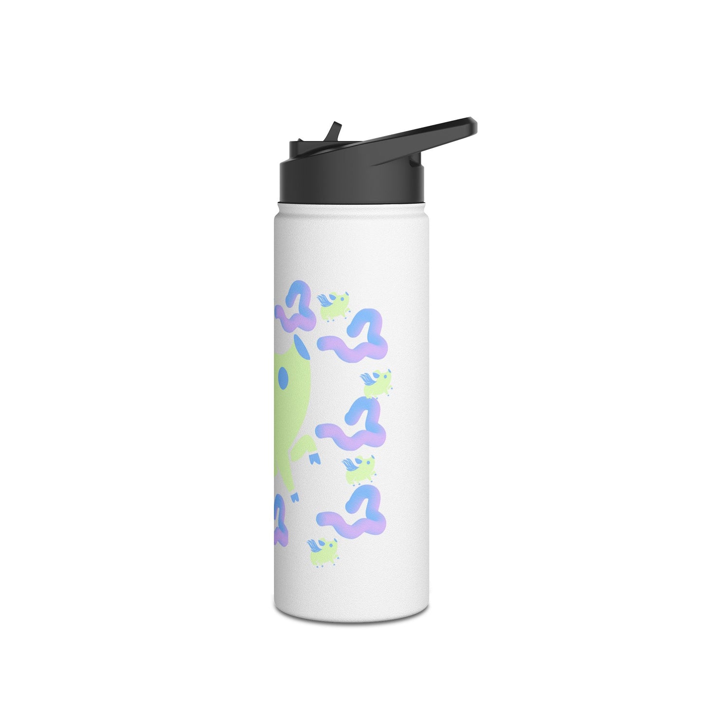 Flying Stainless Steel Water Bottle, Standard Lid