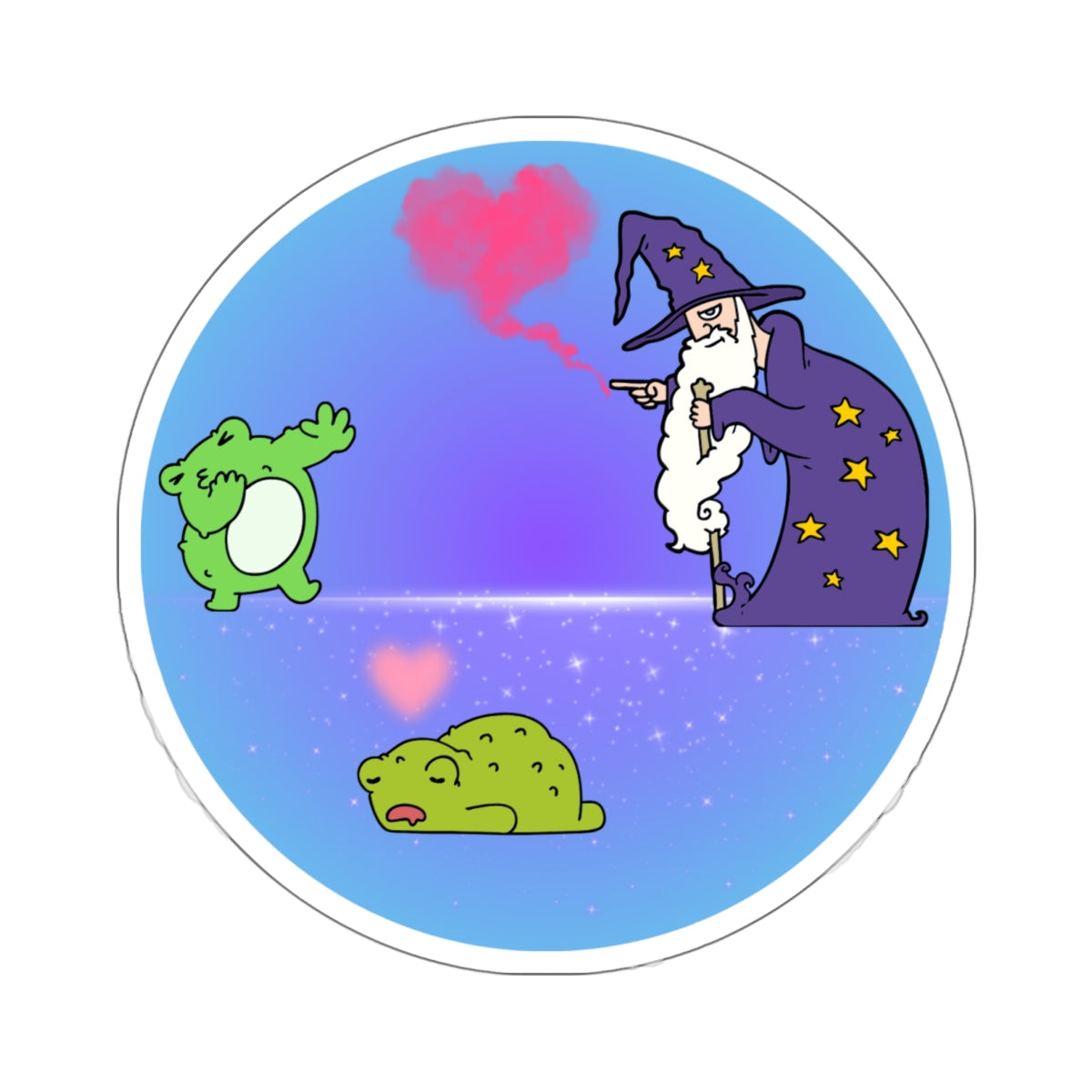 Love Potion Kiss-Cut Stickers