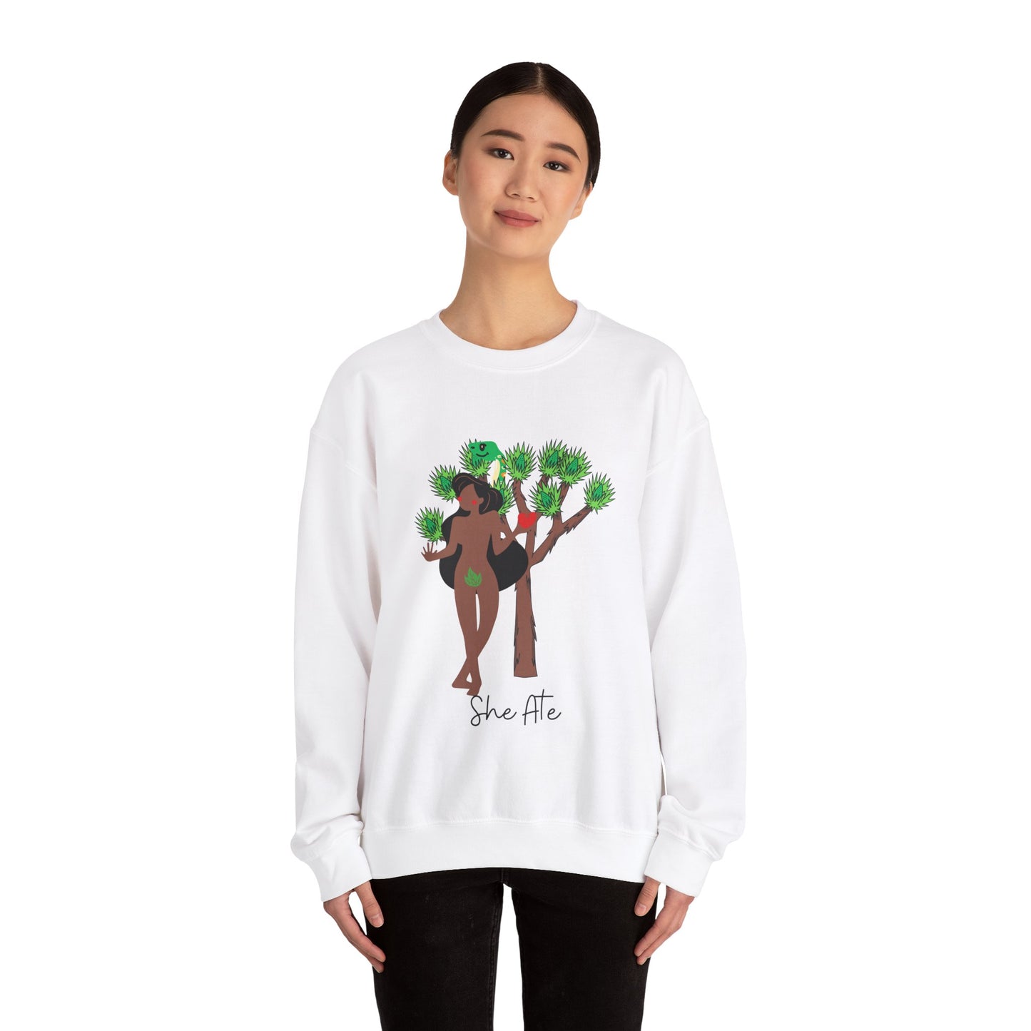 Eve She Ate Unisex Heavy Blend™ Crewneck Sweatshirt EU