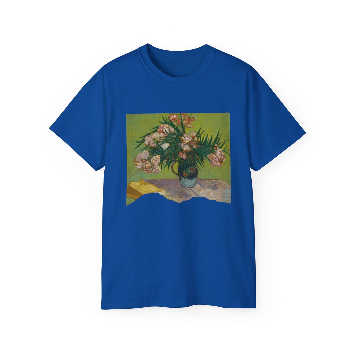 Ripped Vincent Van Gogh, Oleanders 1888 Ultra Cotton Tee