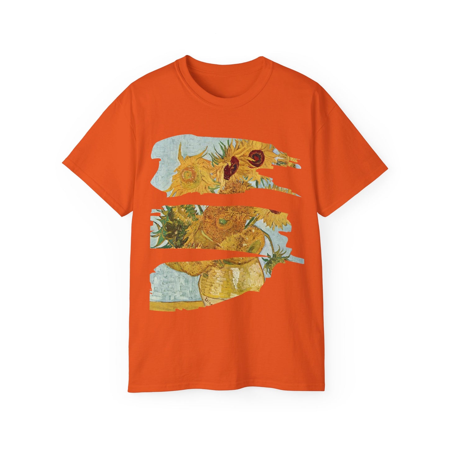 Brush Vincent Van Gogh, Sunflowers 1888-1889 Ultra Cotton Tee EU