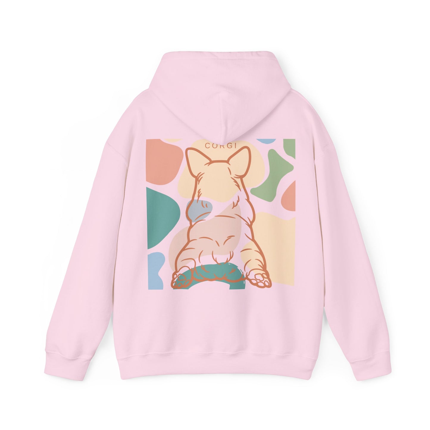 Cute Corgi Unisex Heavy Blend™ Hooded Sweatshirt  Two Sided EU