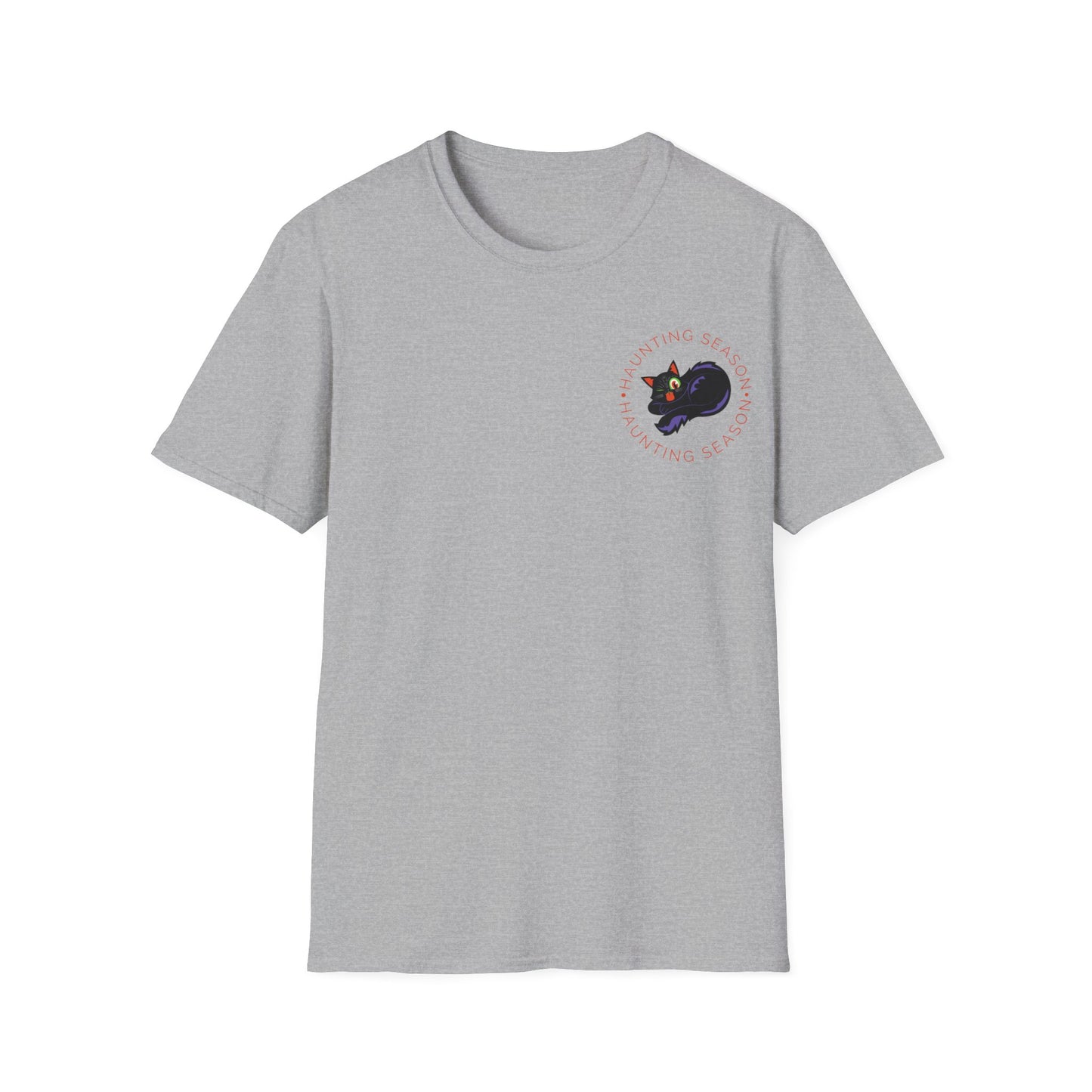 Haunting Cat Unisex Softstyle T-Shirt