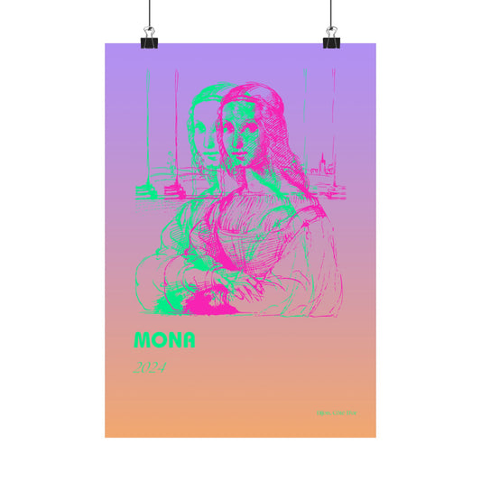 Mona Vertical Posters