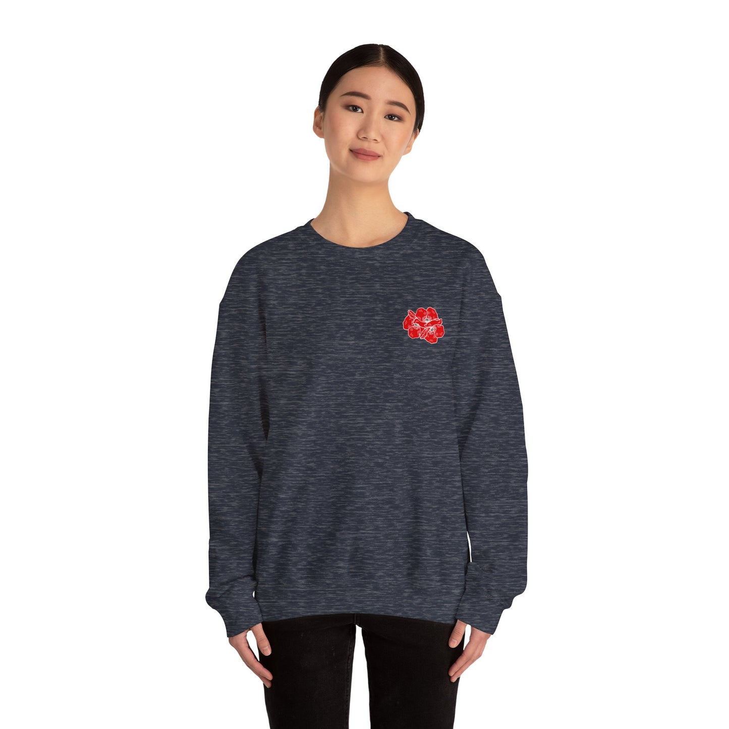 Poppies Unisex Heavy Blend™ Crewneck Sweatshirt