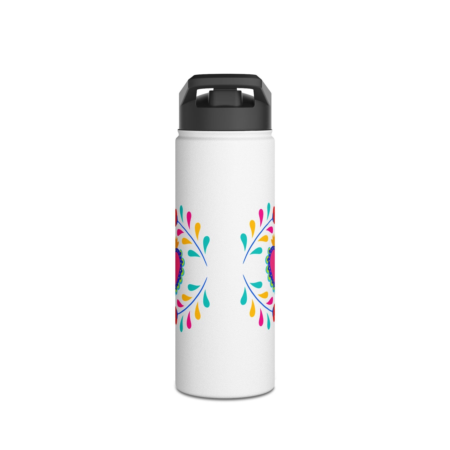 Día De La Kittie Stainless Steel Water Bottle, Standard Lid