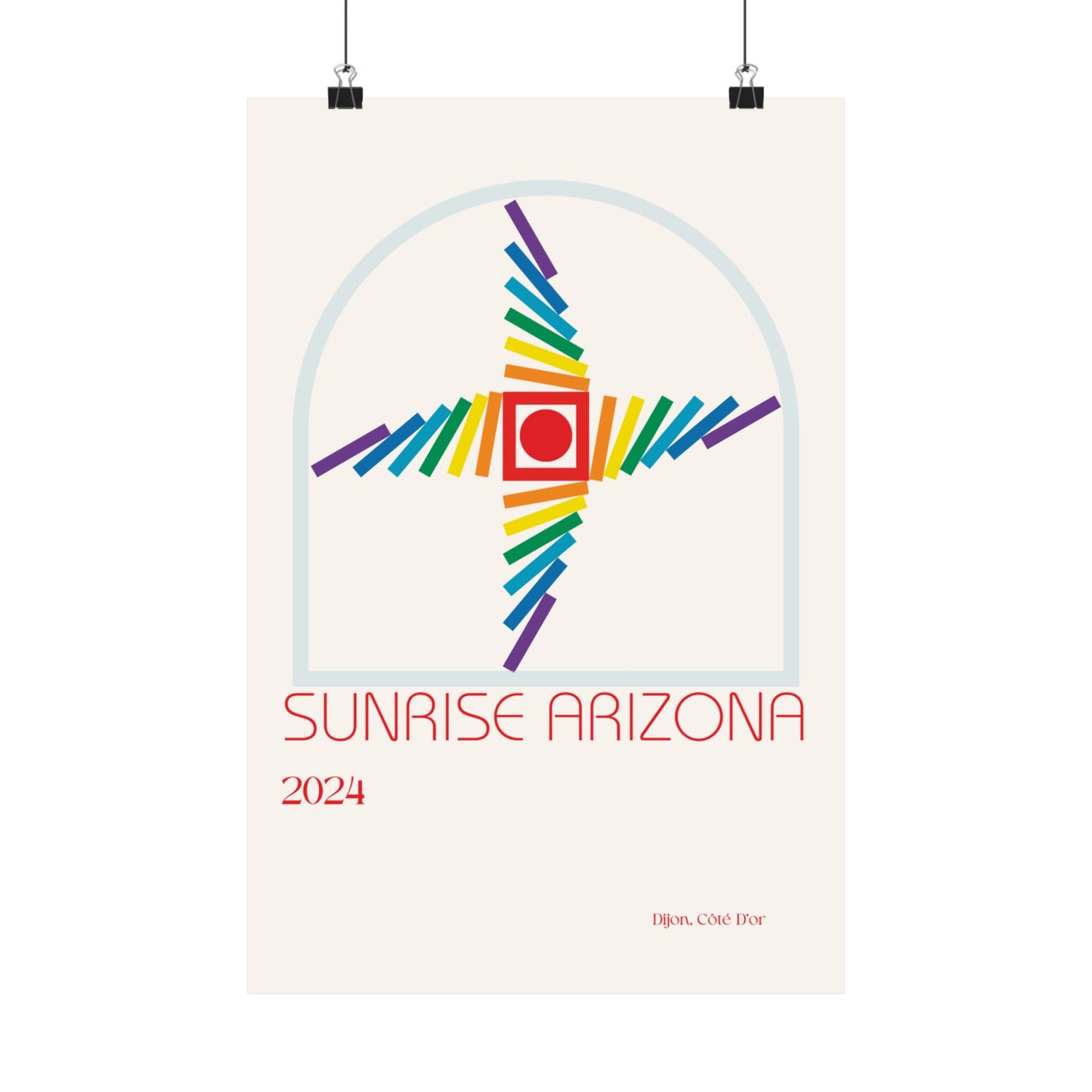 Sunrise Arizona Vertical Posters