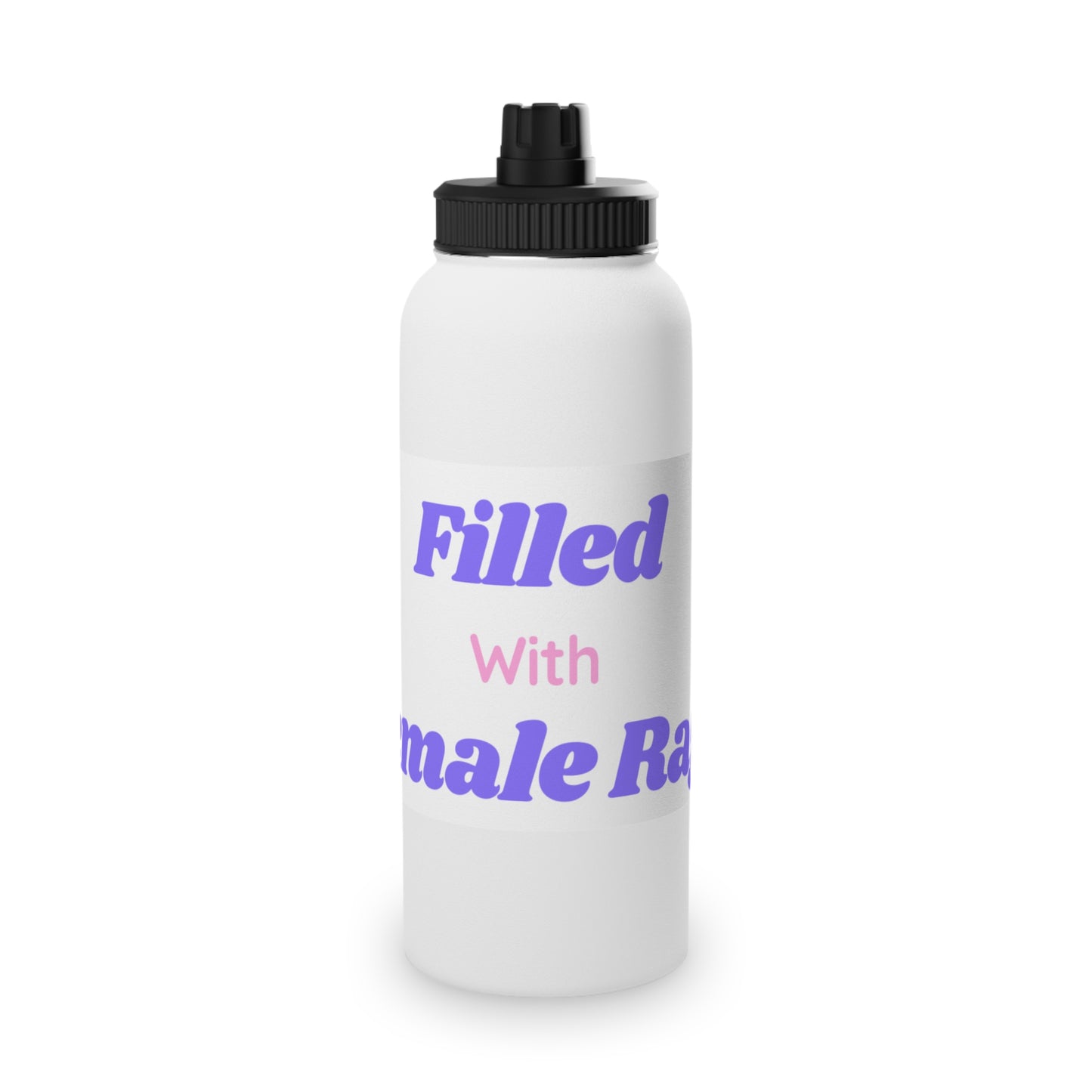 Female Rage Stainless Steel Water Bottle, Standard Lid EU