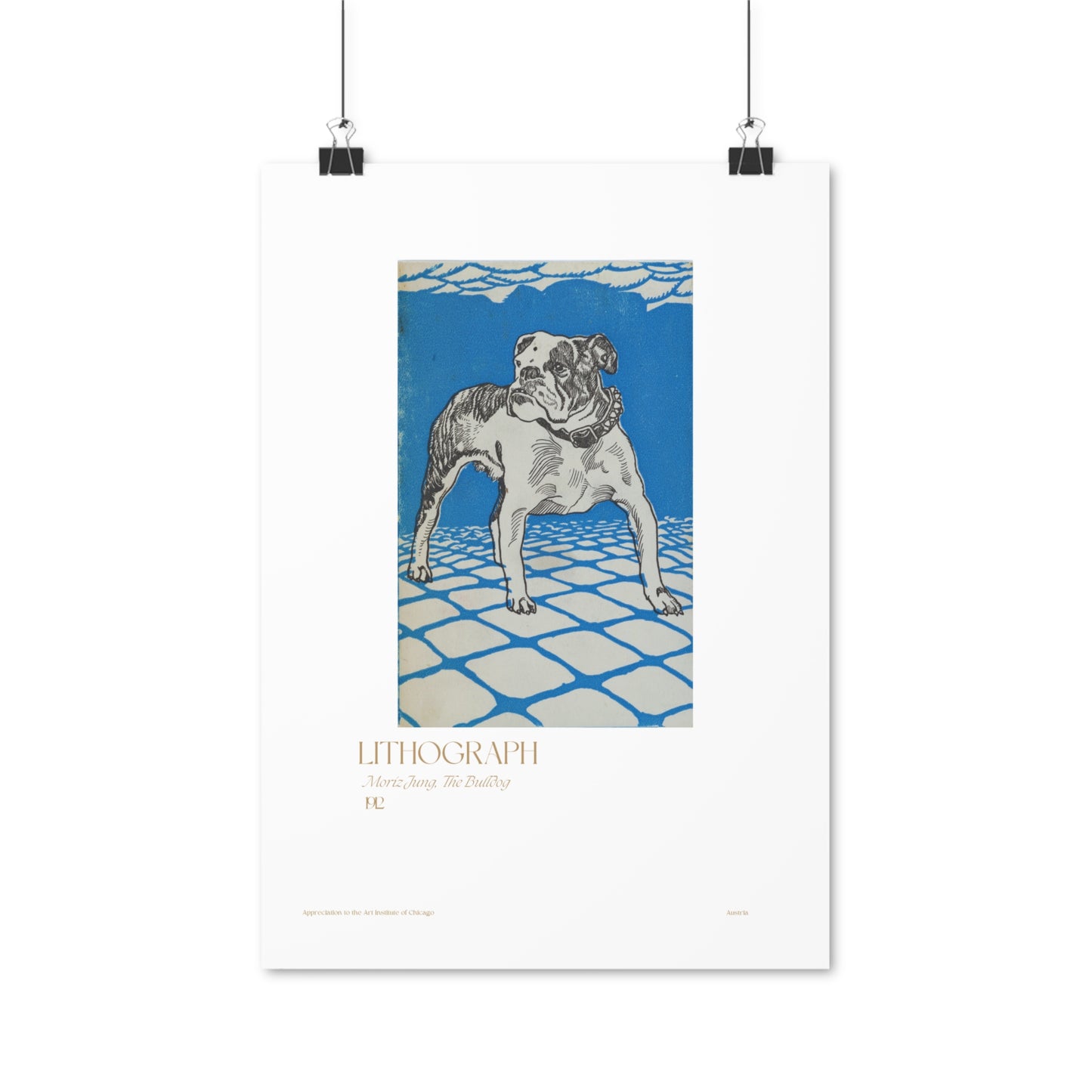 Moriz Jung, The Bulldog 1912 Vertical Poster EU