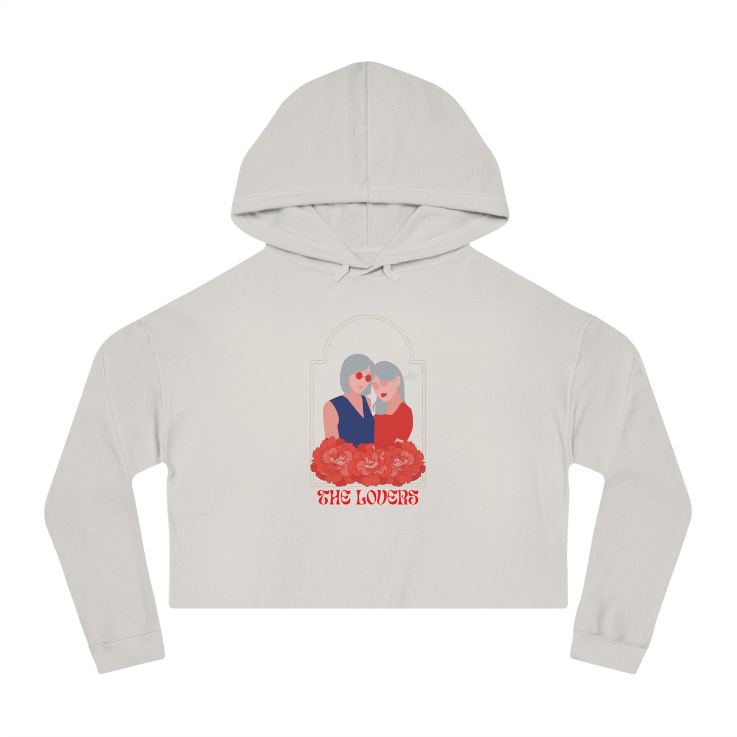 The Lovers Women’s Cropped Hooded Sweatshirt