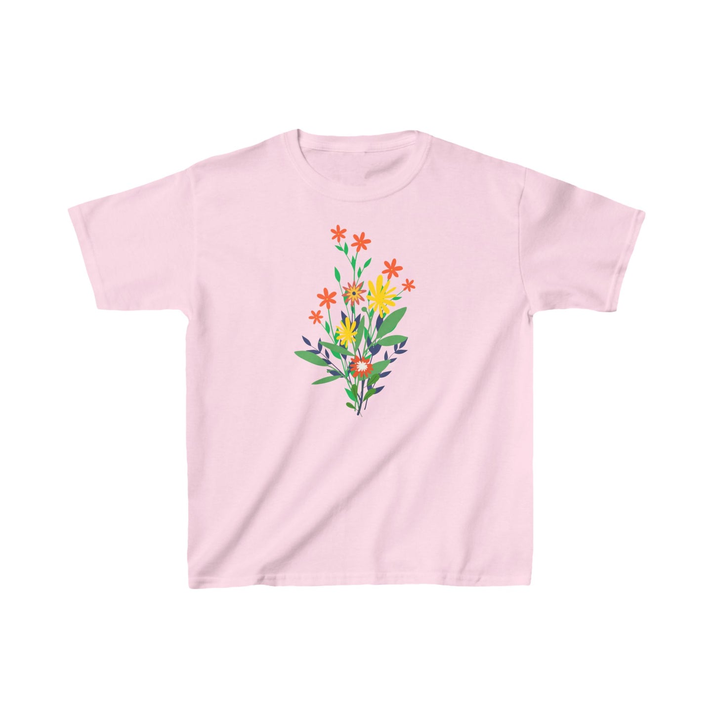 Summer Flowers Kids Heavy Cotton™ Tee