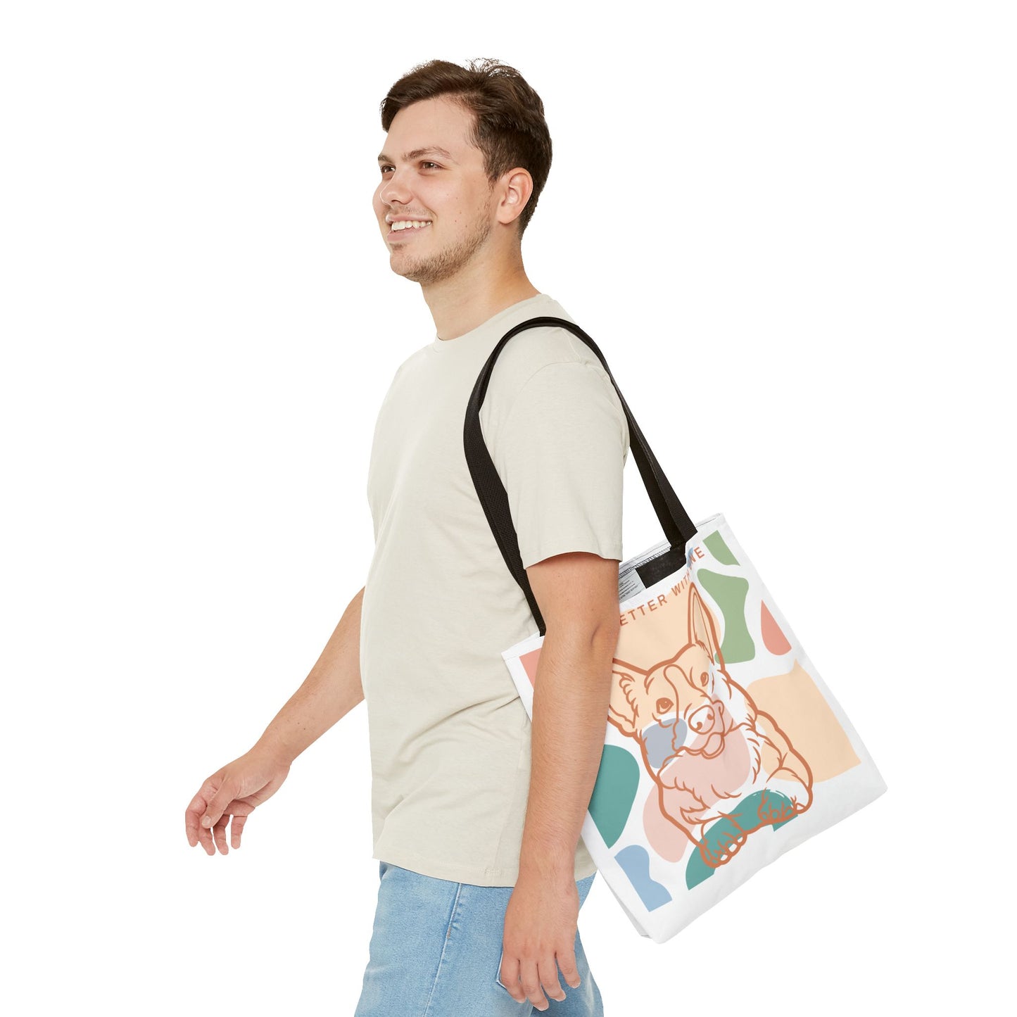 Cute Corgi Tote Bag