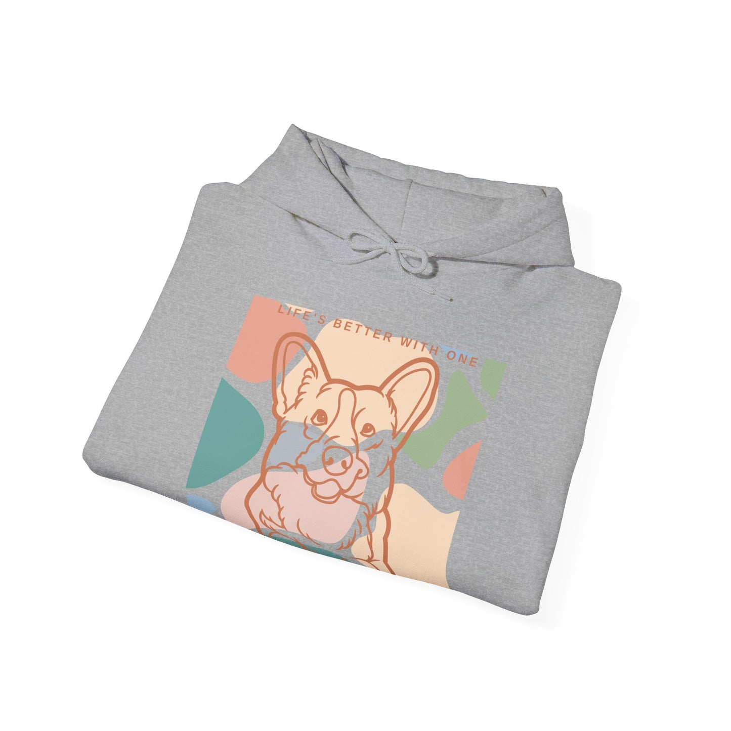 Cute Corgi Unisex Heavy Blend™ Hooded Sweatshirt EU