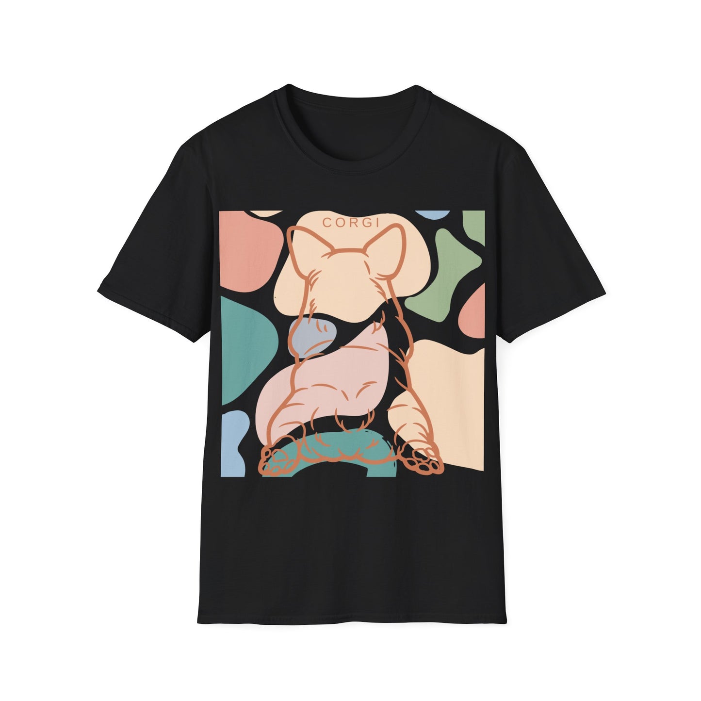 Cute Corgi Rump Unisex Softstyle T-Shirt