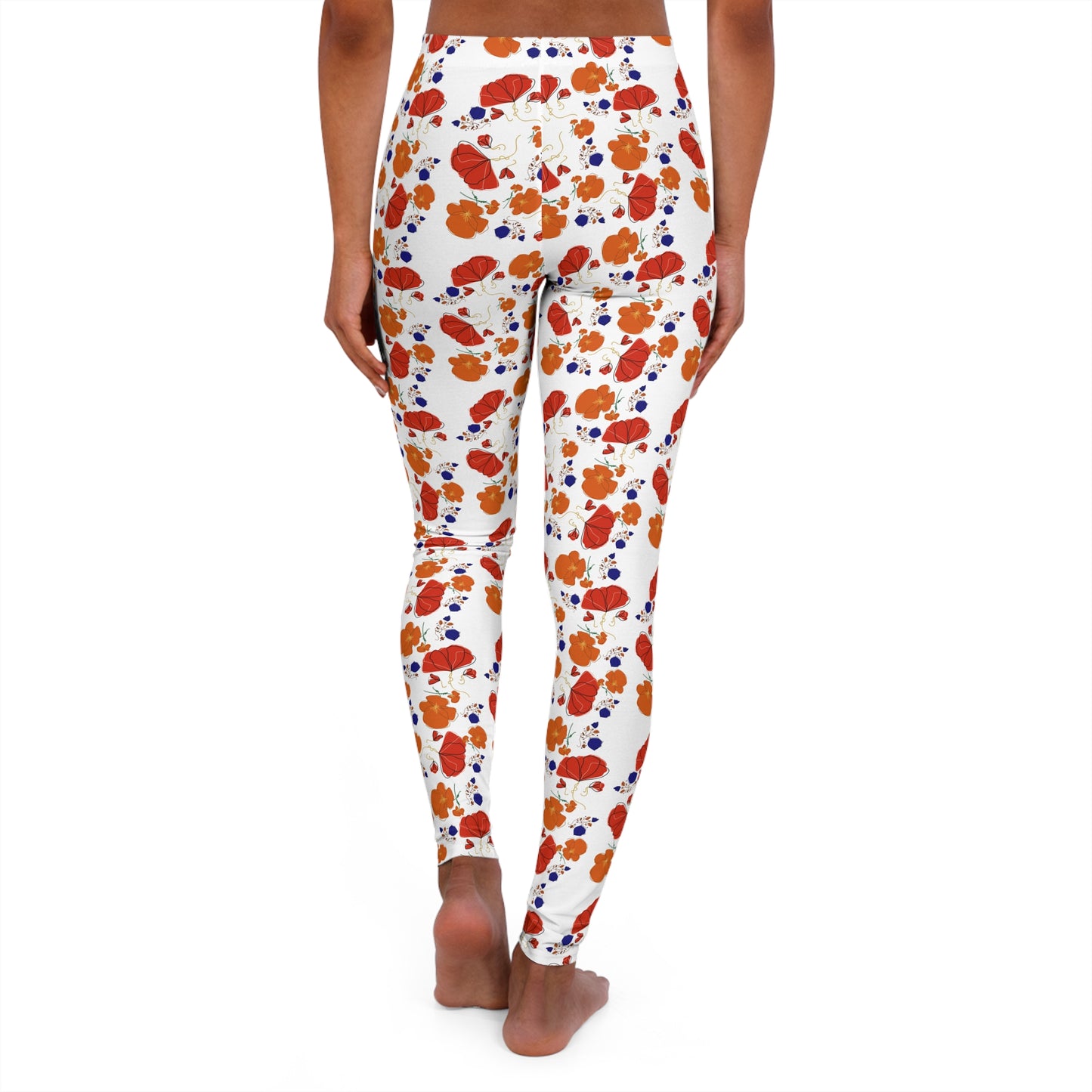 Retro Poppies Leggings